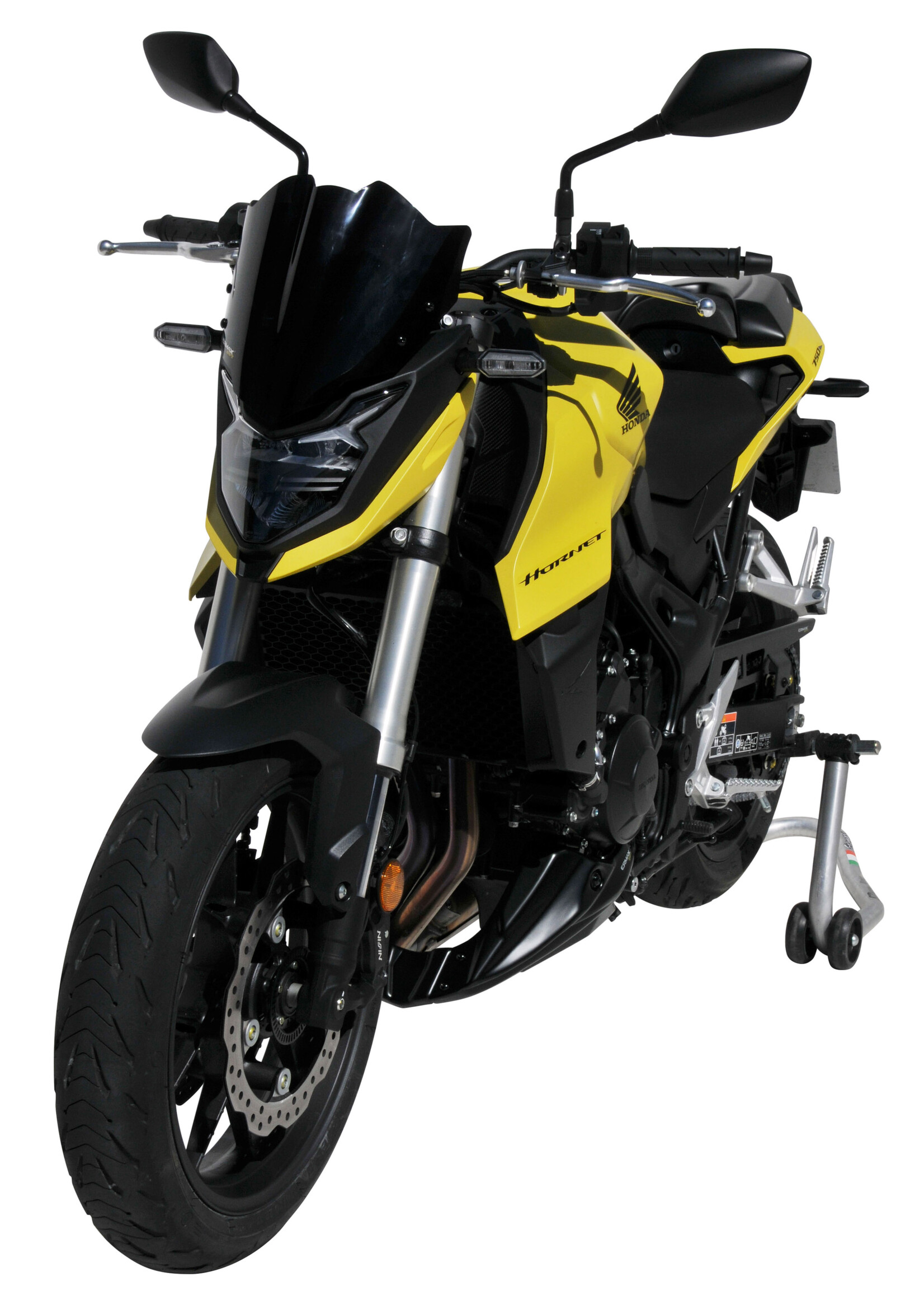 Ermax sport screen (28cm + fitting kit ) ermax for CB 750 hornet 2023-2024 noir foncé (opaque)