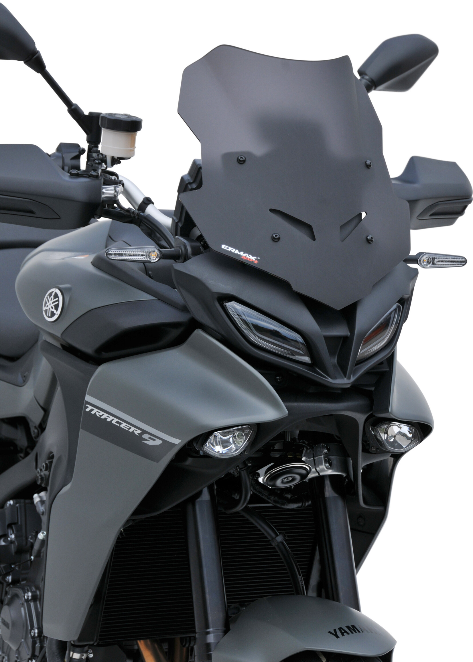 Ermax sport screen (36cm ) ermax for TRACER 9 / GT 2021-2024 satin black (opaque )