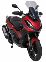 Ermax high protection windshield (51cm ) ermax for ADV 350 2022-2026 light black