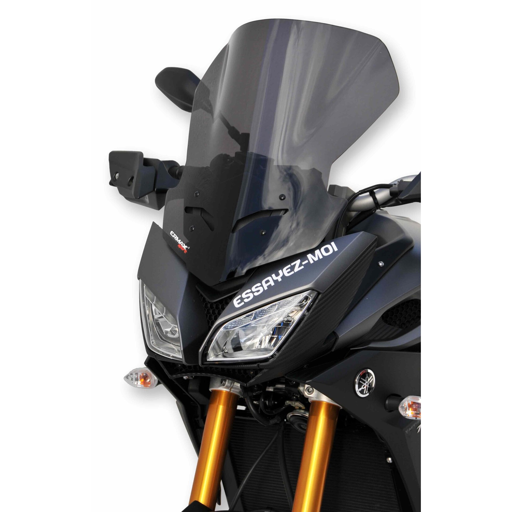 Ermax high protection windshield (50cm ) ermax for MT09/FJ9 TRACER 2015-2017 light black