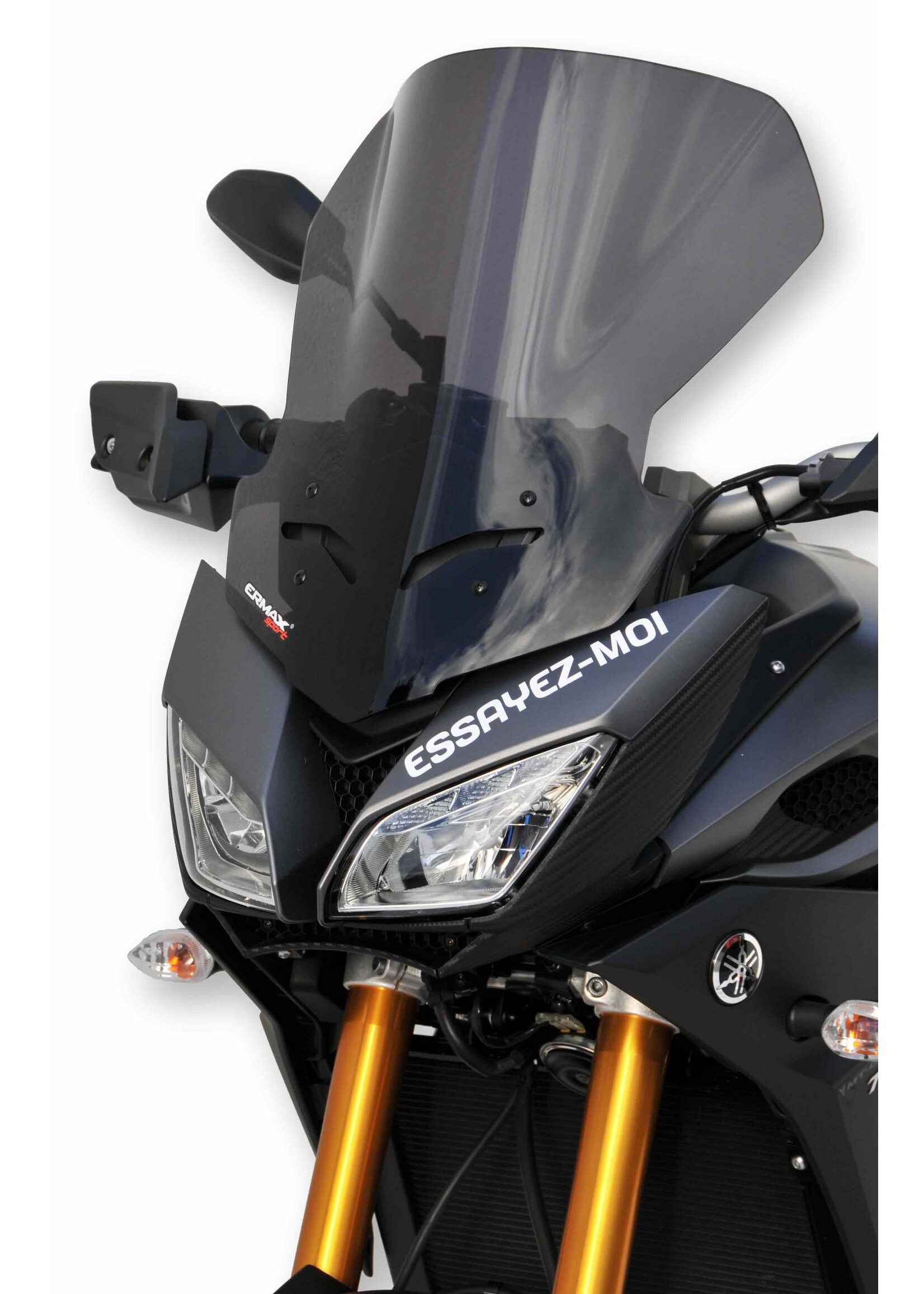 Ermax high protection windshield (50cm ) ermax for MT09/FJ9 TRACER 2015-2017 light black