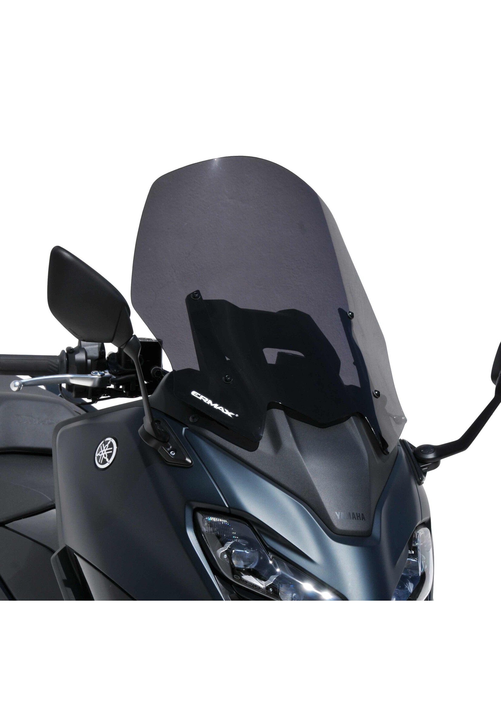 Ermax Pare brise scooter taille origine (52,5cm ) ermax for TMAX 560 2022-2025 light black