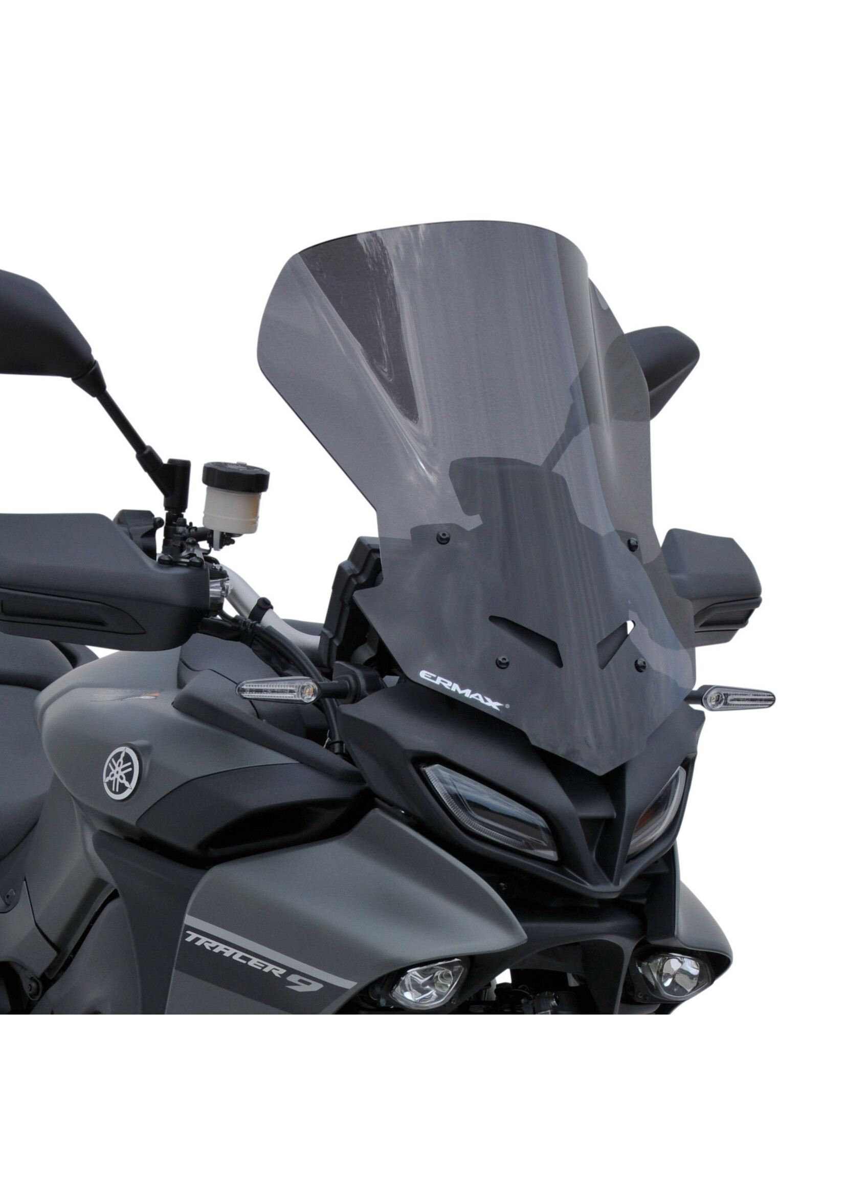 Ermax high protection windshield (50cm ) ermax for TRACER 9 / GT 2021-2024 light black