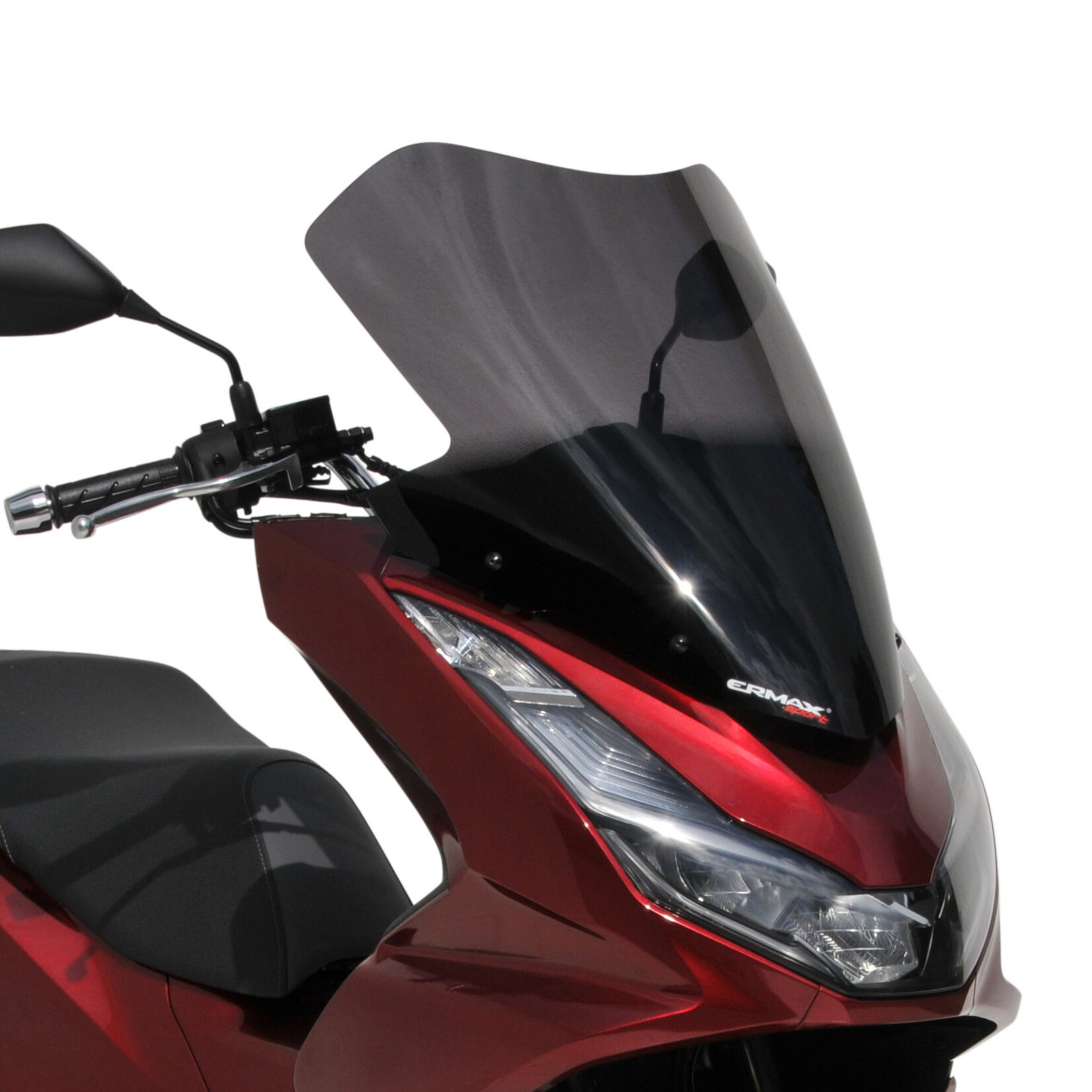 Ermax Pare brise scooter sport touring (53cm ) ermax for PCX 125/150 2021-2024 light black