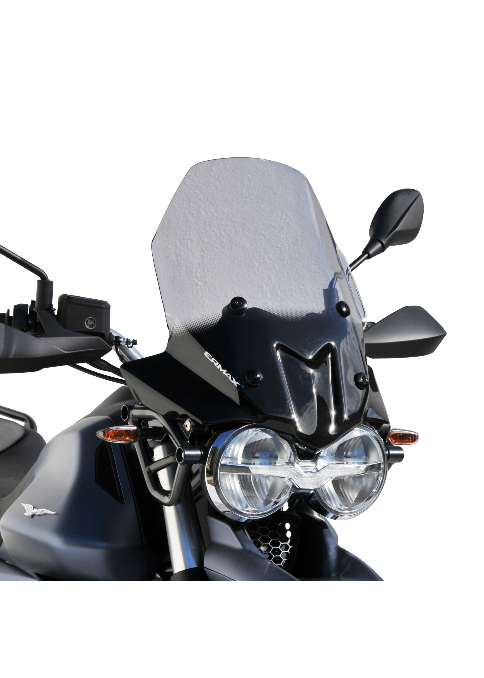 Ermax high protection windshield (48cm ) ermax for V85 TT 2019-2024 light black
