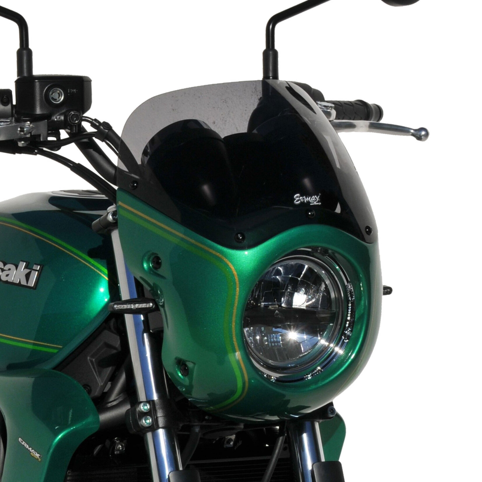 Ermax Tete of fork cafe racer racer ermax for Z 650 RS 2022-2023, vert/vert clair/or 2022/2023(Candy Emerald Green [GN1], , )