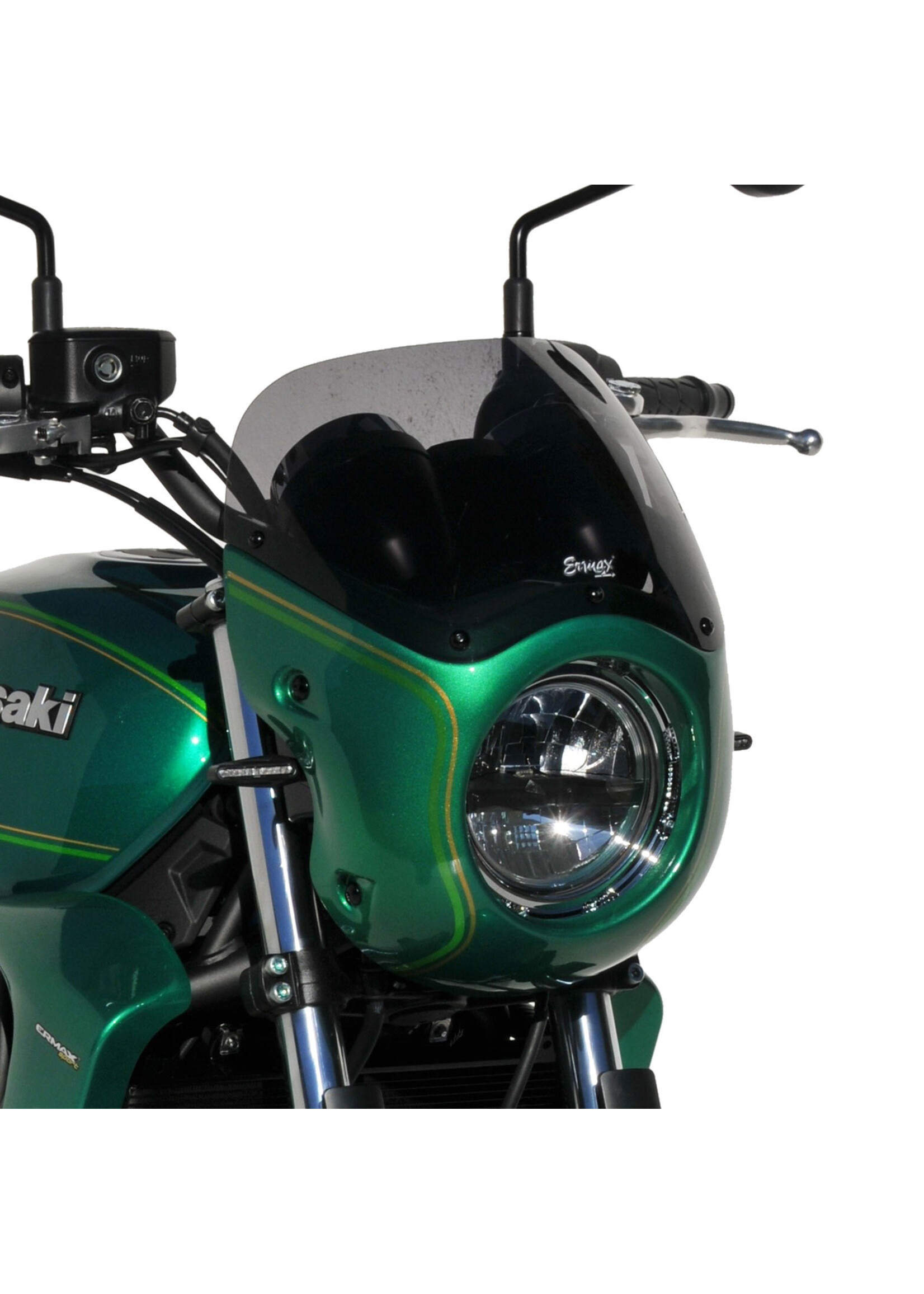 Ermax Tete of fork cafe racer racer ermax for Z 650 RS 2022-2023, vert/vert clair/or 2022/2023(Candy Emerald Green [GN1], , )