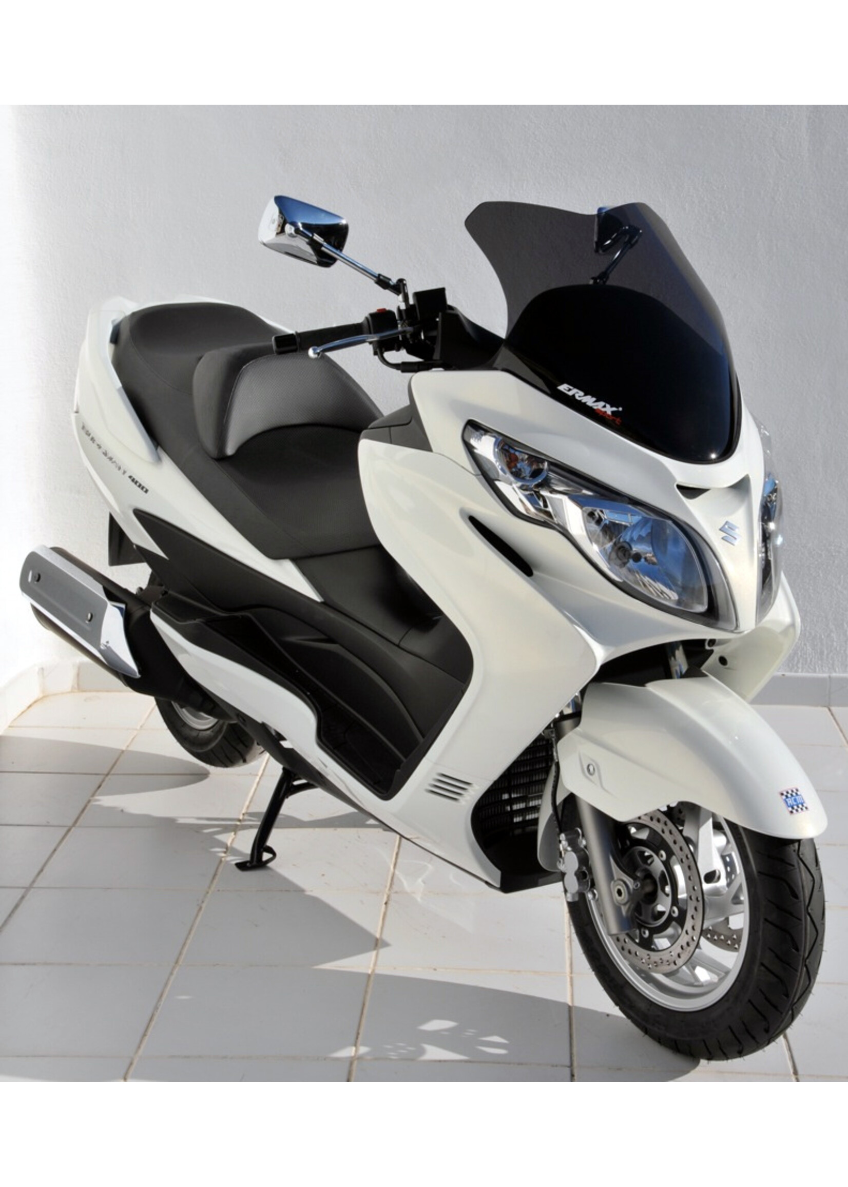 Ermax windshield sport (47cm ) ermax for BURGMAN 400 injection 2006-2016 light black