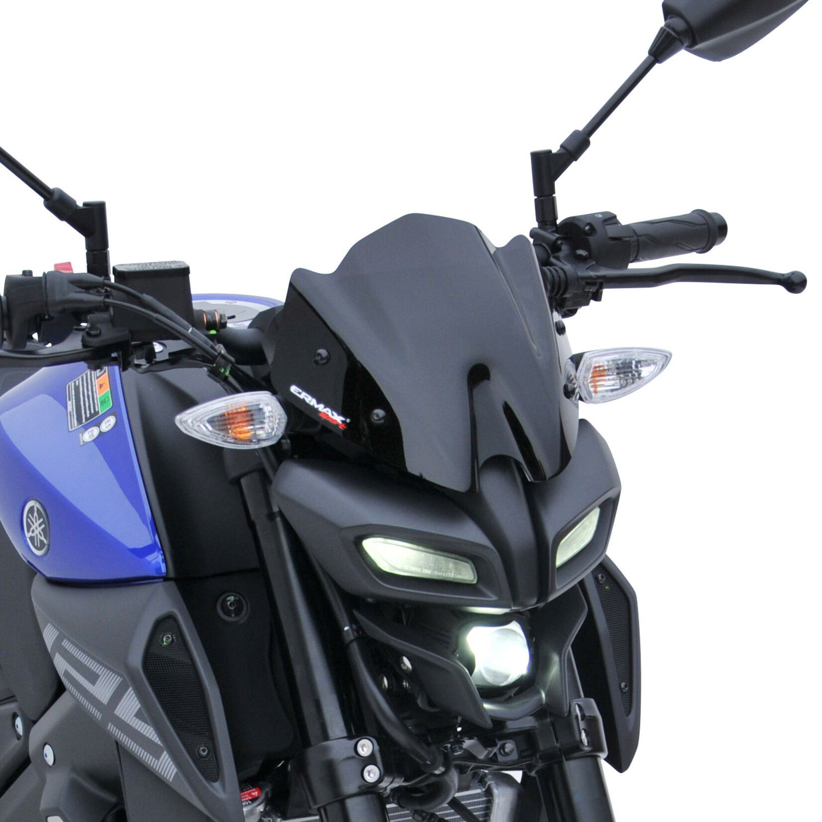 Ermax sport screen (22cm ) ermax for MT125 2020-2024 light black