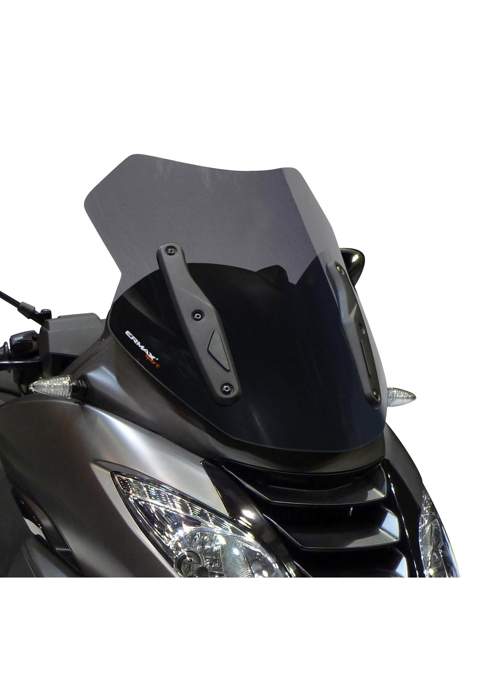 Ermax sport screen (41cm ) ermax for Metropolis 400i 2021-2022 light black