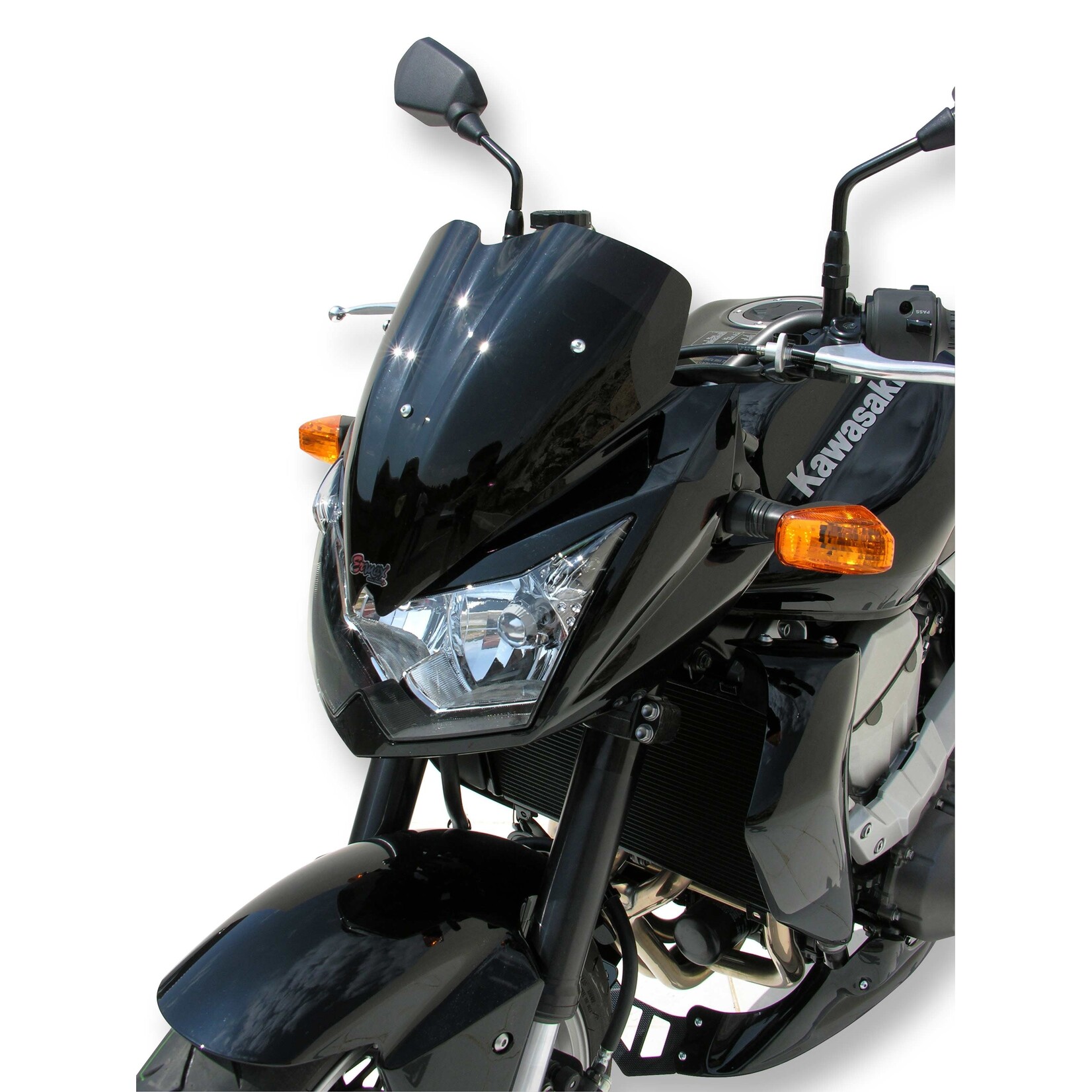 Ermax nose screen (33cm ) ermax for Z 750 2007-2012 dark black