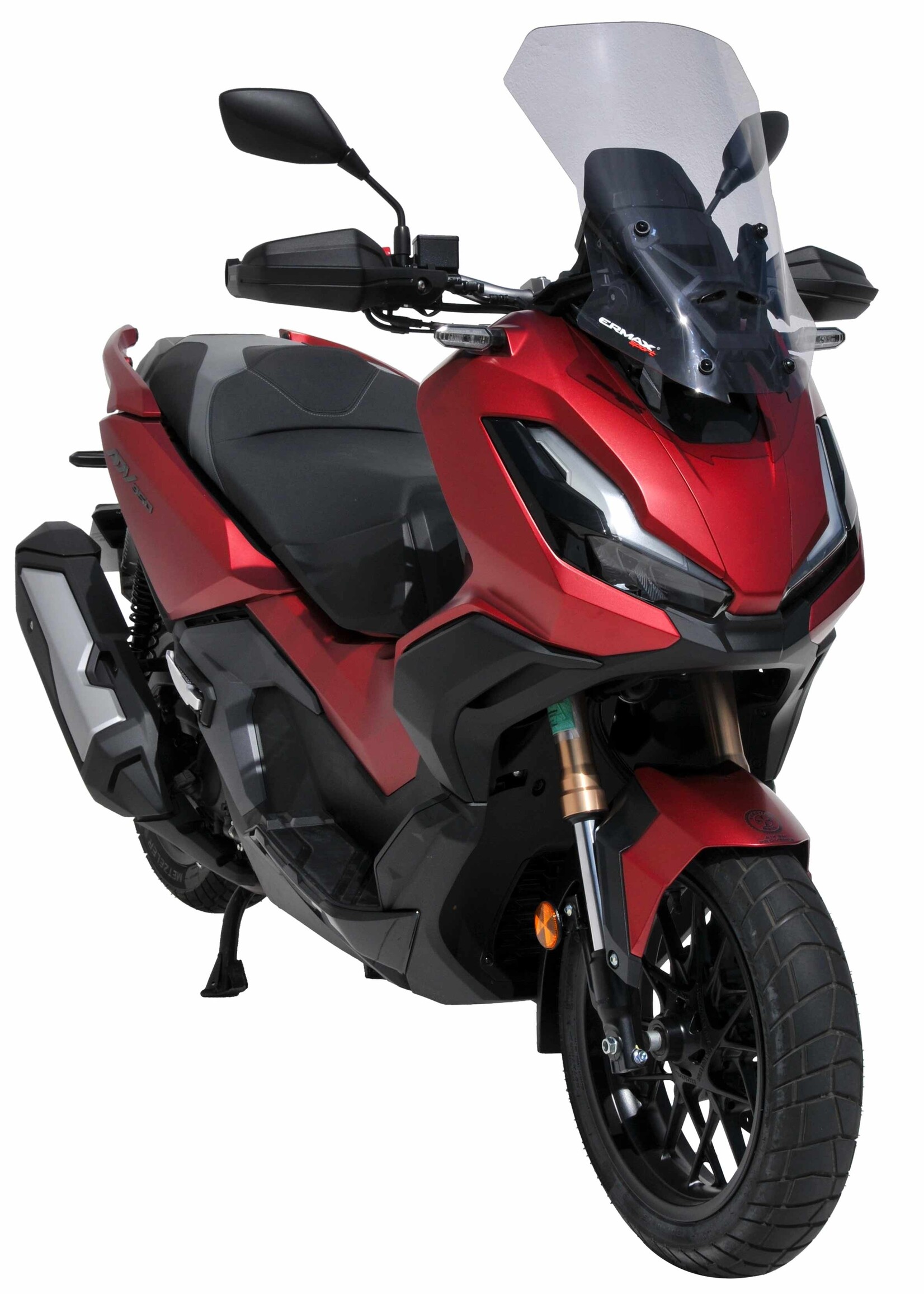 Ermax high protection windshield (51cm ) ermax for ADV 350 2022-2026 light black