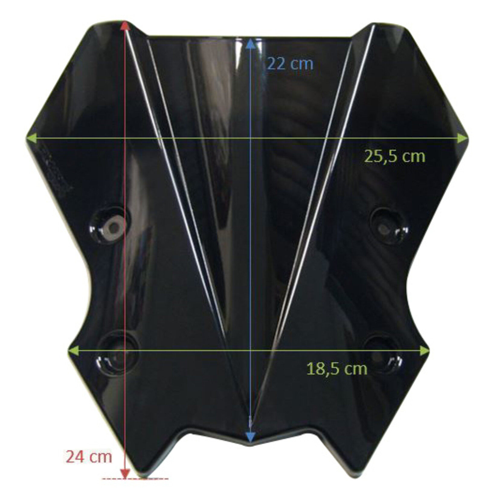 Ermax hypersport screen ermax GSX S 1000 2022/2026 with fitting kit
