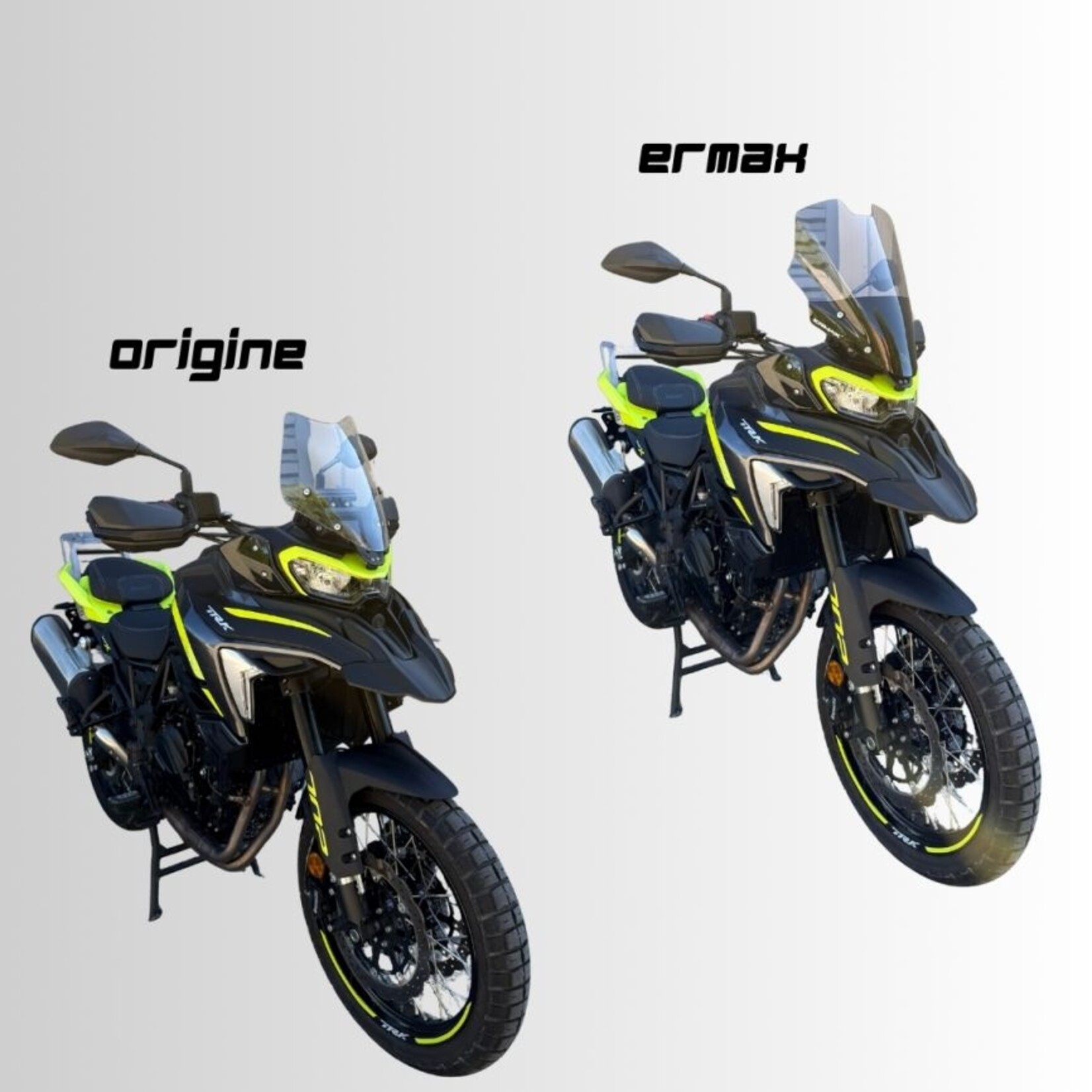 Ermax high protection windshield ermax for TRK 702/702 X 2025/2026