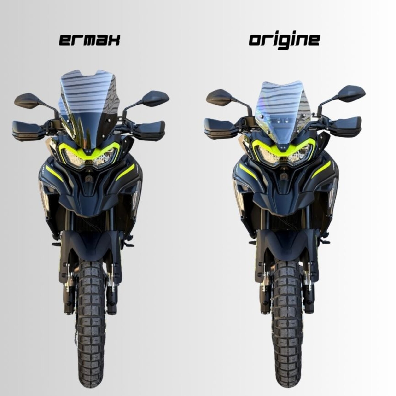 Ermax high protection windshield ermax for TRK 702/702 X 2025/2026