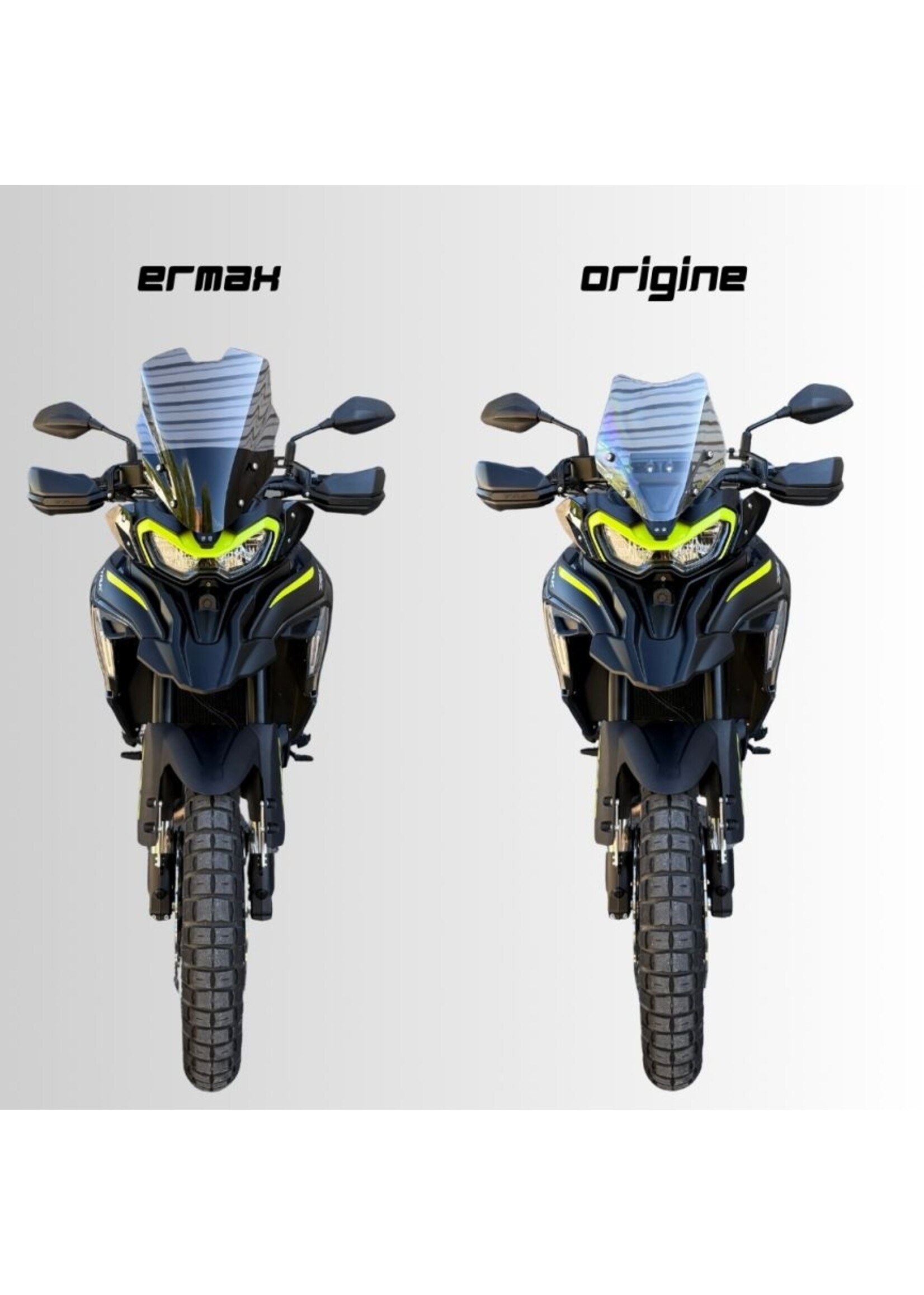 Ermax high protection windshield ermax for TRK 702/702 X 2025/2026