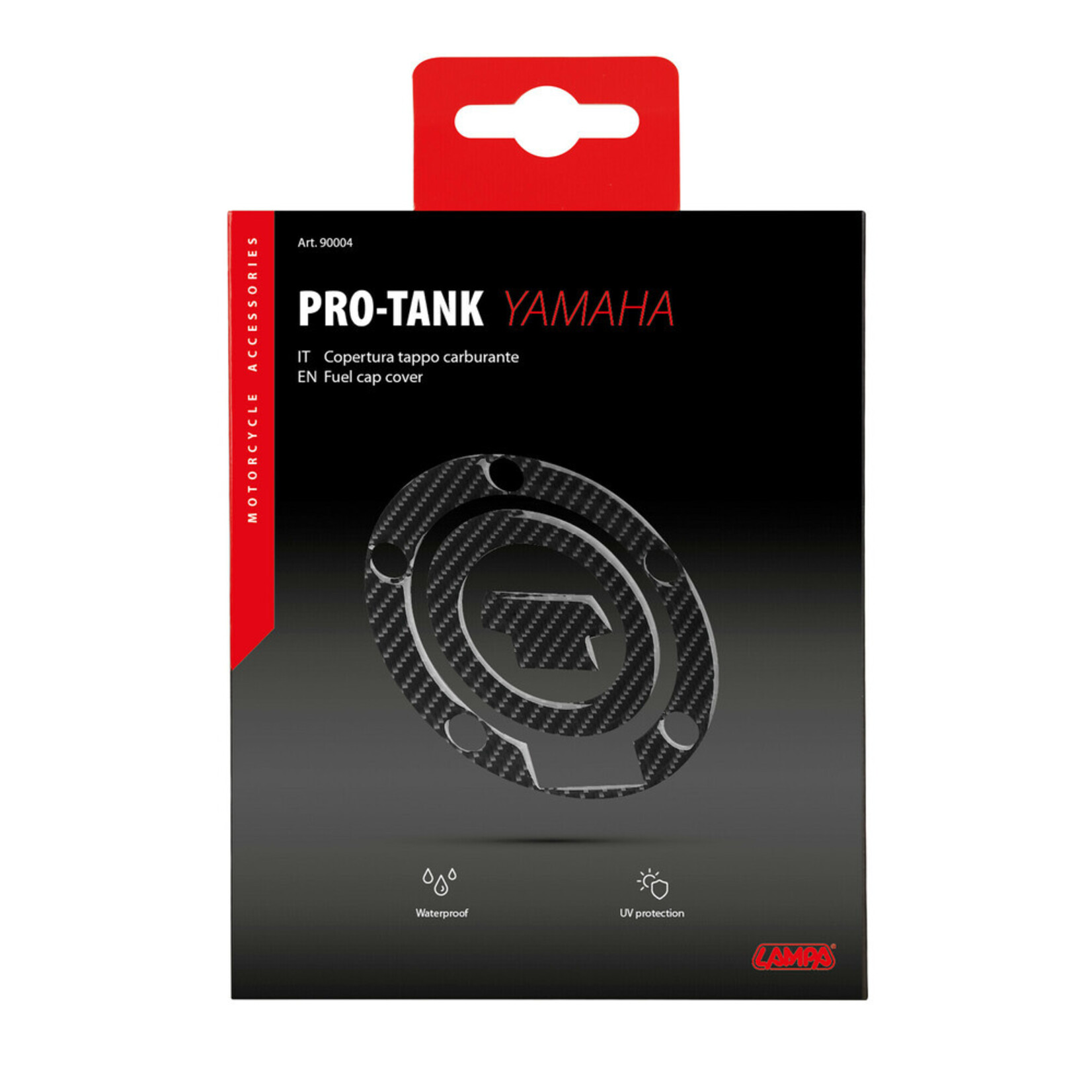 Lampa Fuel cap cover - Carbon - compatible for - Yamaha (5 fori)