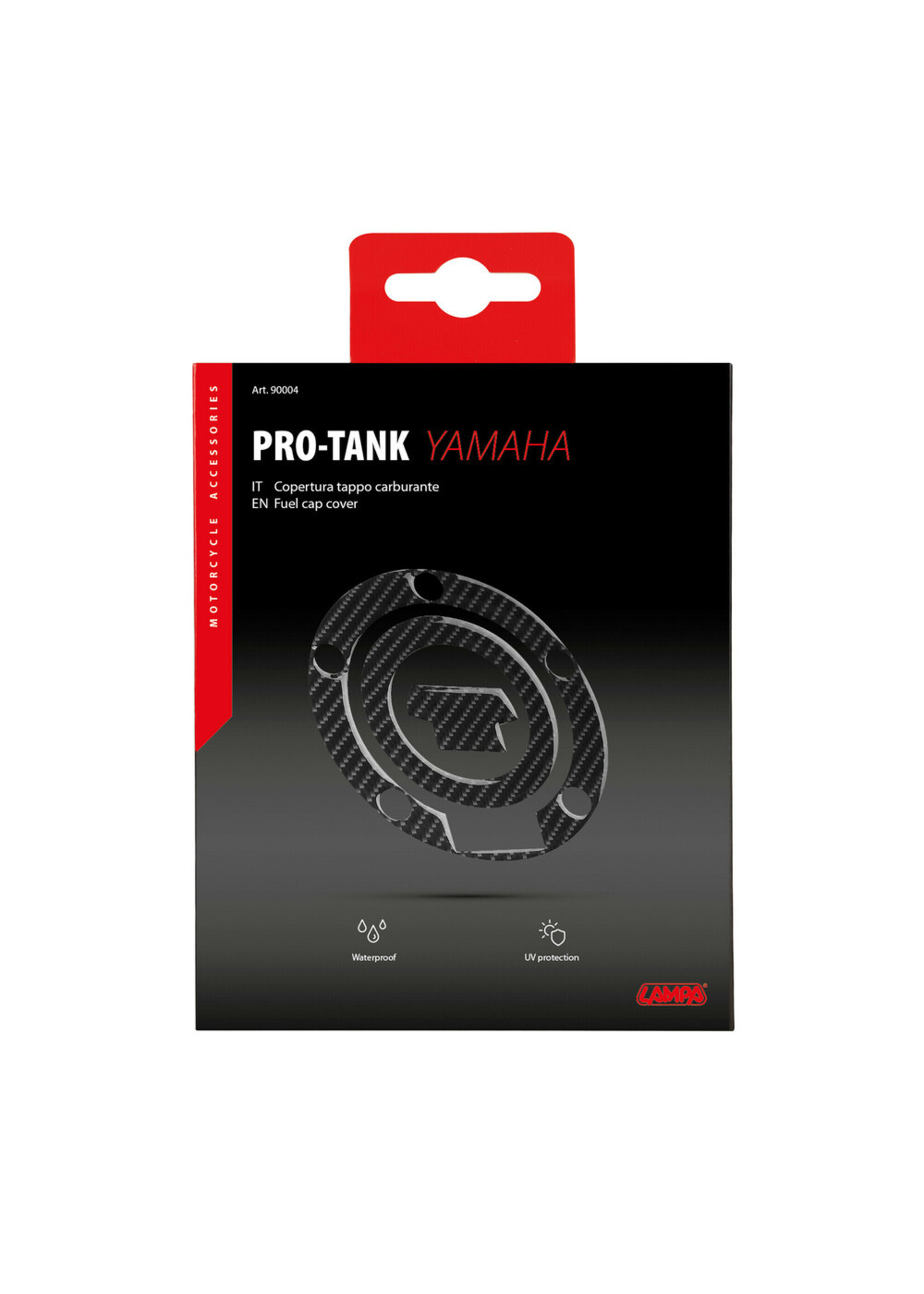 Lampa Fuel cap cover - Carbon - compatible for - Yamaha (5 fori)