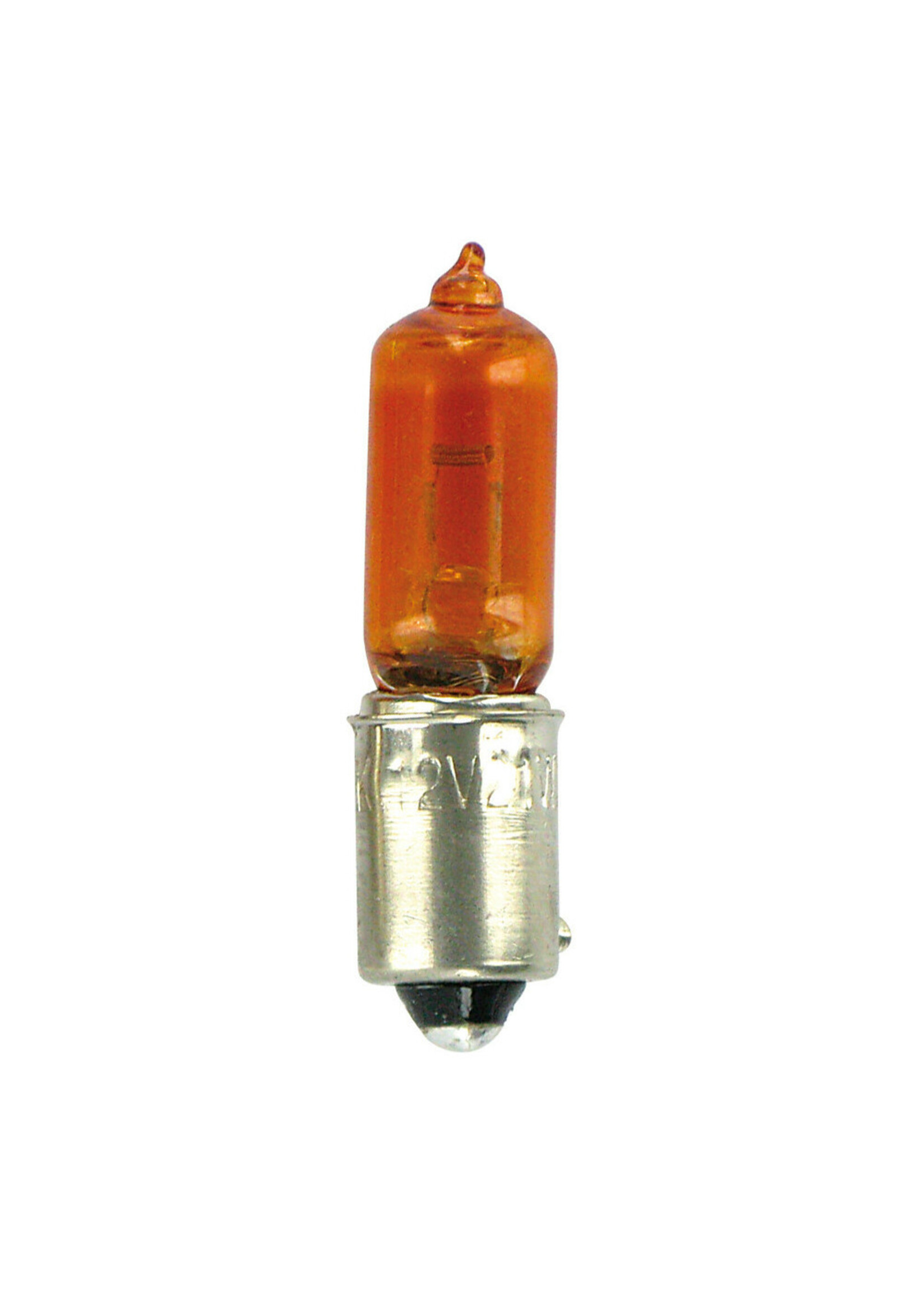 Lampa 12V halogeen microlamp - HY21W - 21W - BAY9s - 2 stuks - Doos - Amber