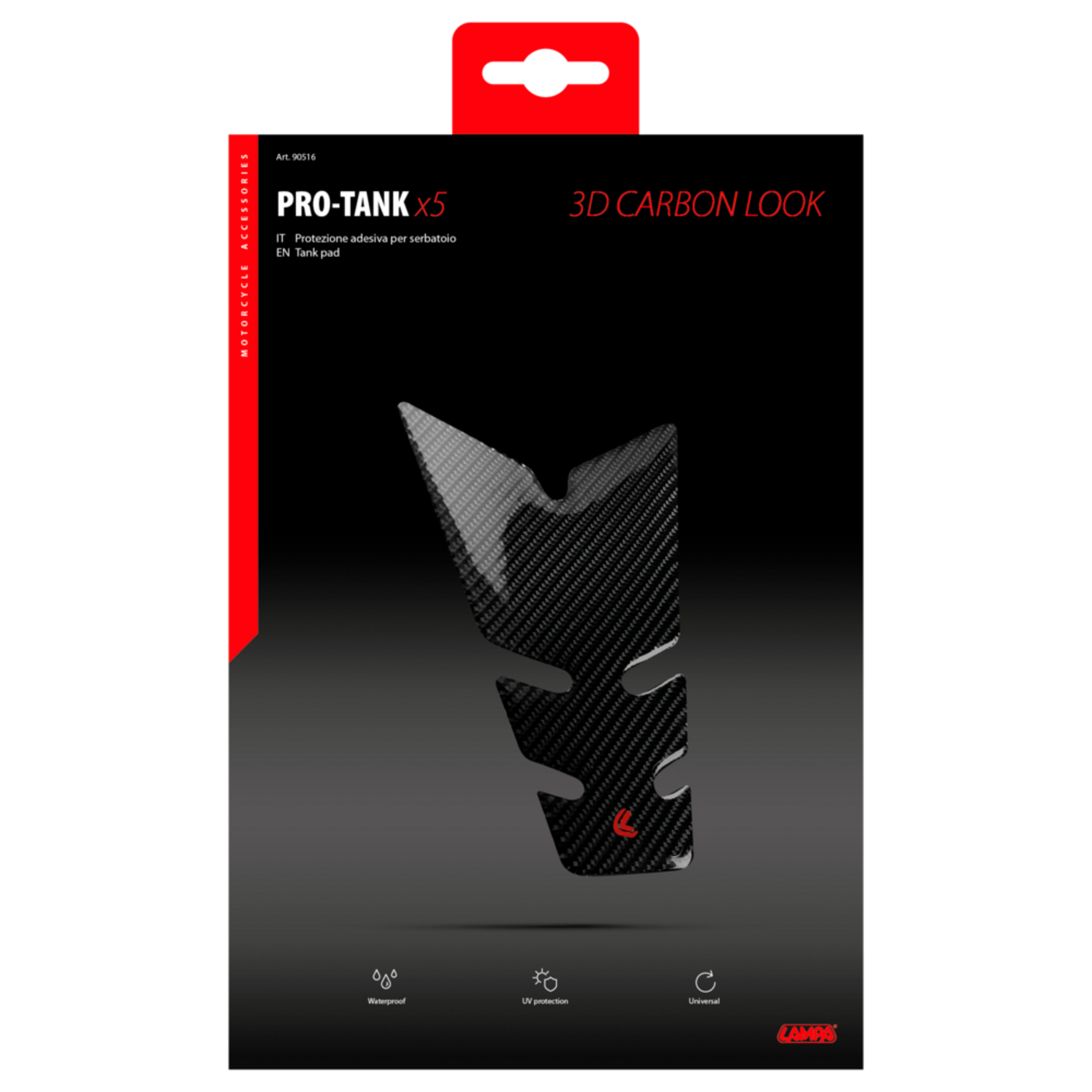 Lampa Pro-Tank X5, adhesive tank pad - Black