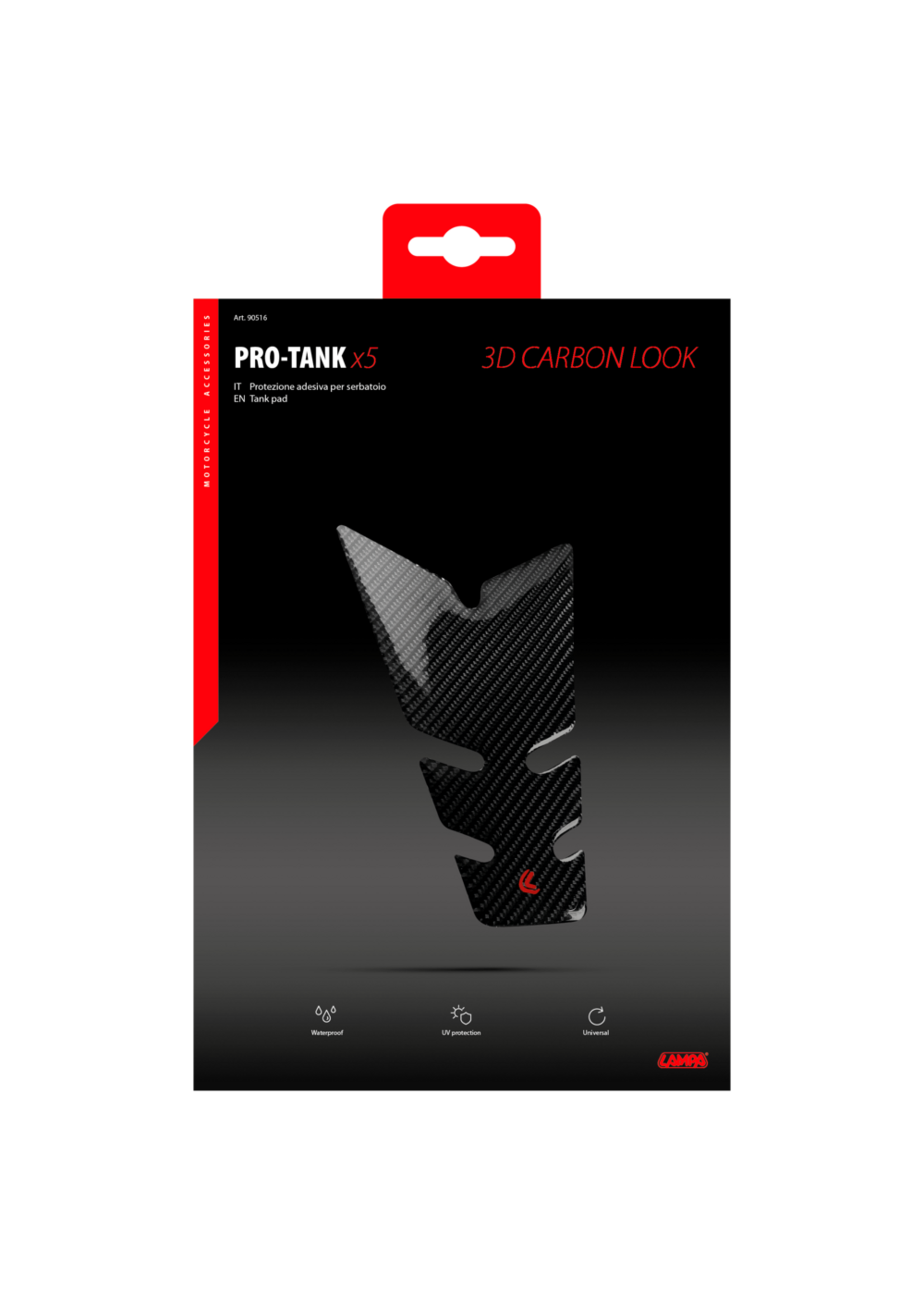 Lampa Pro-Tank X5, adhesive tank pad - Black