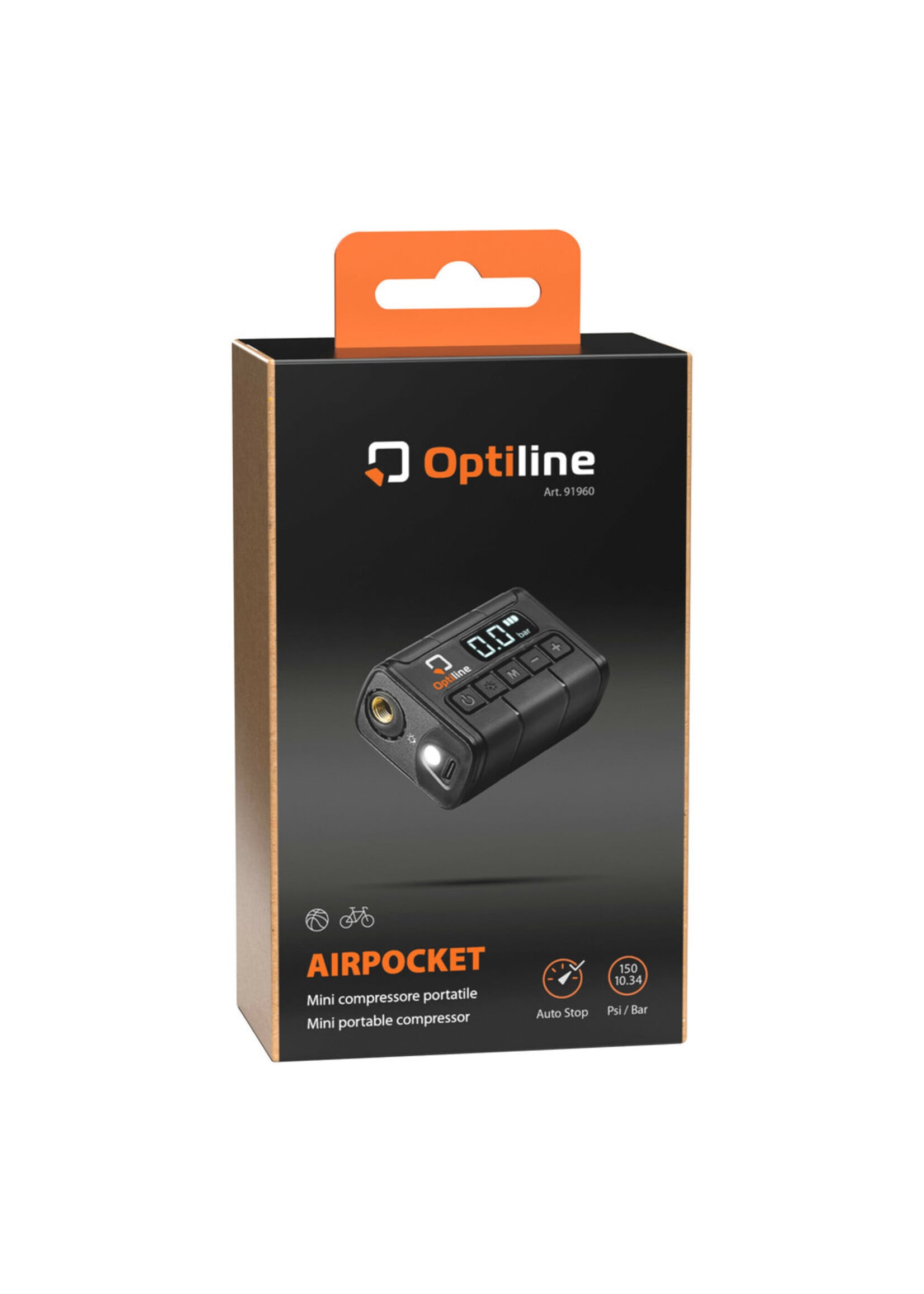 Lampa Airpocket, mini draagbare compressor