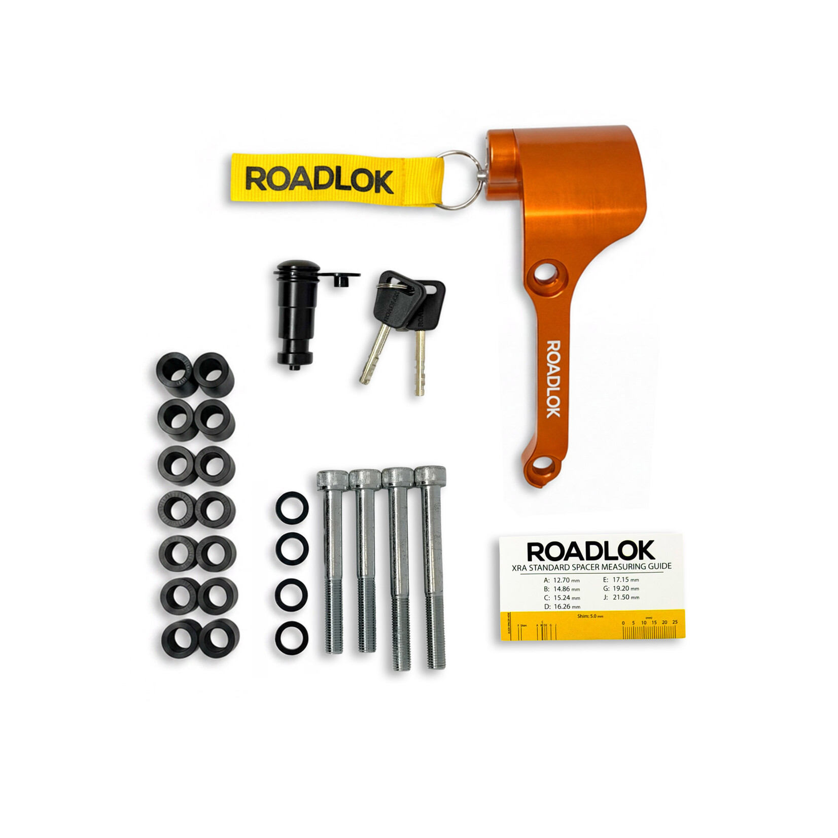 Roadlok ROADLOK XRA-100R-Premium Integrated Disc Lock 100mm RIGHT Anodize