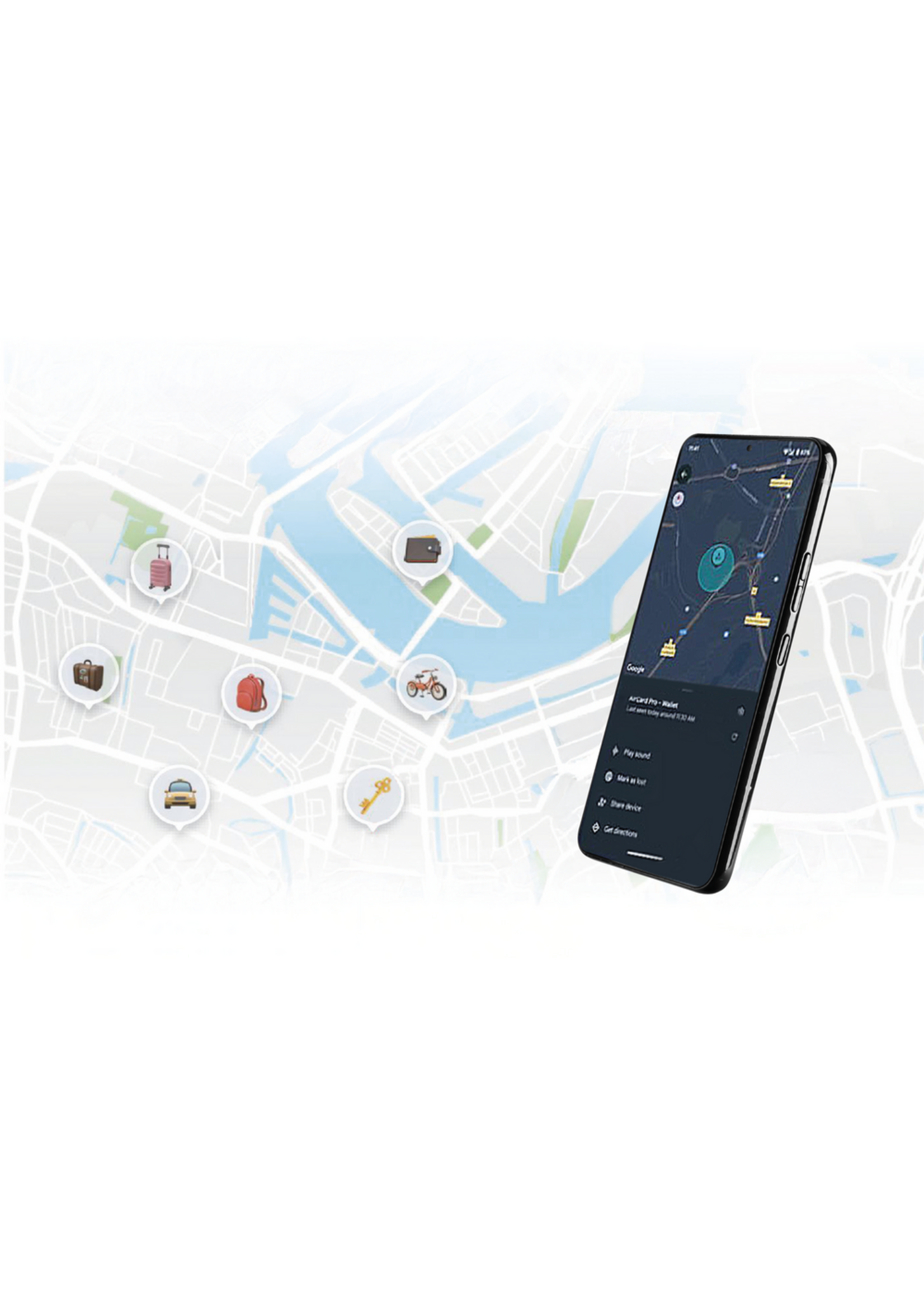 lampa OptiTag Duo, smart tracker compatible with Apple & Android