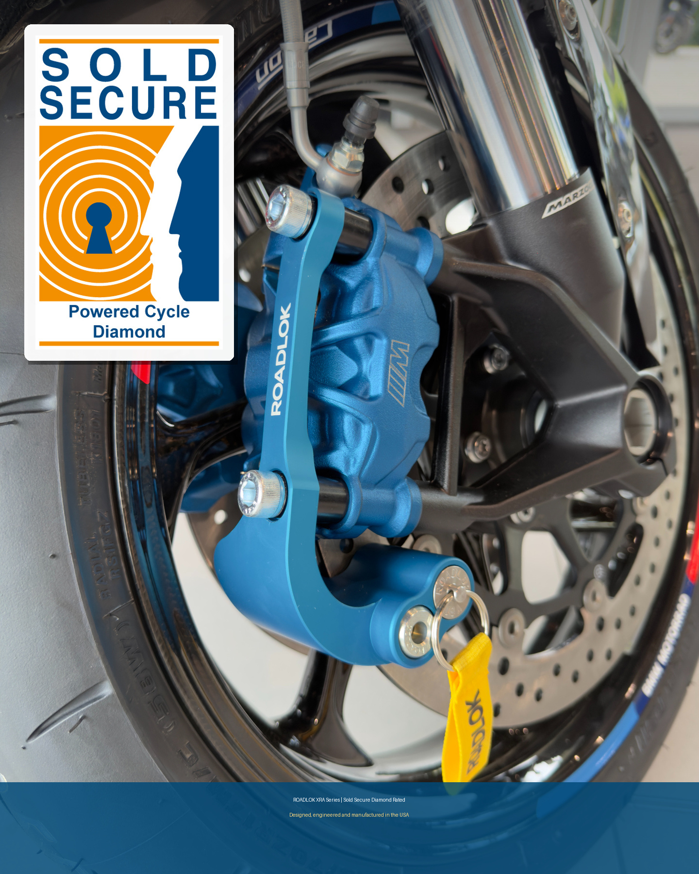 ROADLOK: ART4 and Sold Secure Diamond Certified Motorcycle Security