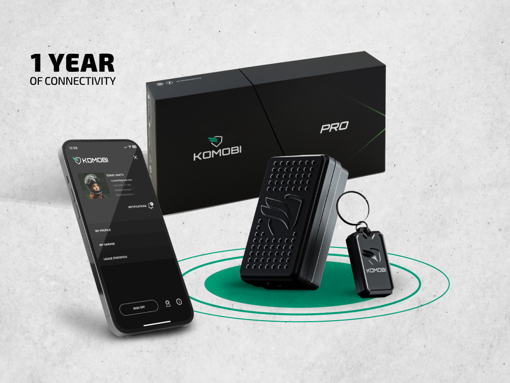 Best Motorcycle Theft Protection | ROADLOK Disc Lock & KOMOBI GPS Tracker