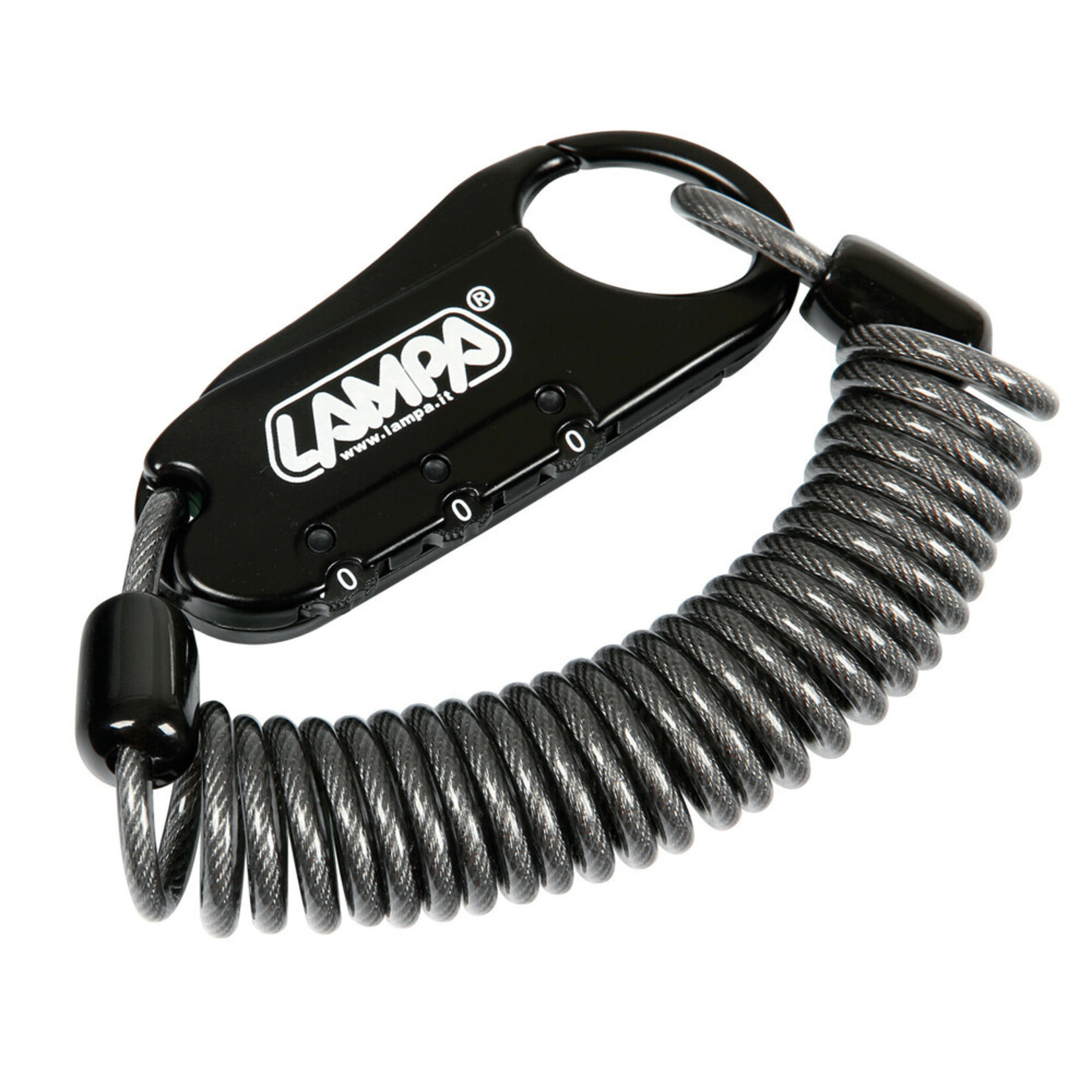 lampa Raptor, combinatieslot met spiraalkabel - 150 cm