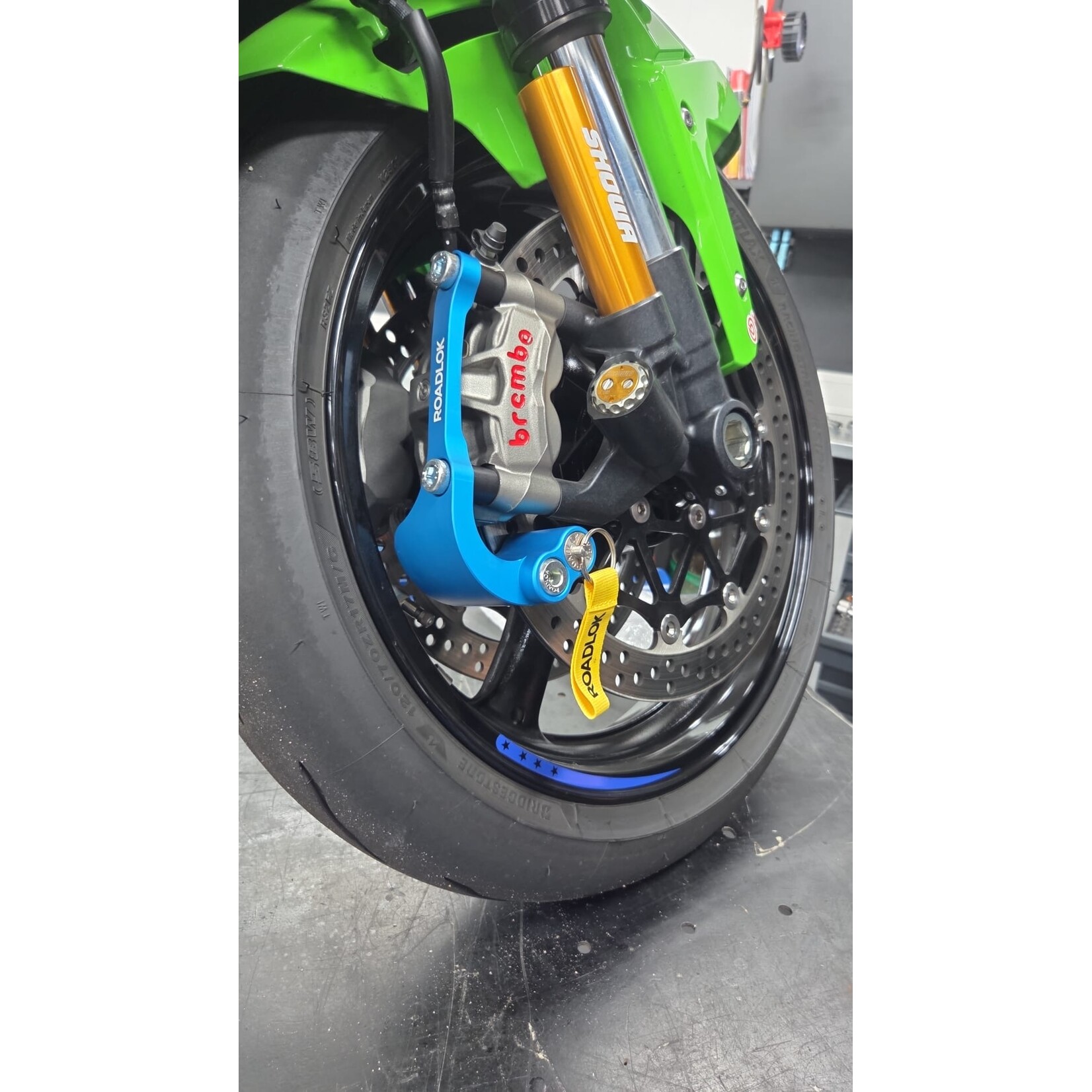Roadlok ROADLOK XRA-100R-Premium Integrated Disc Lock 100mm RIGHT Anodize