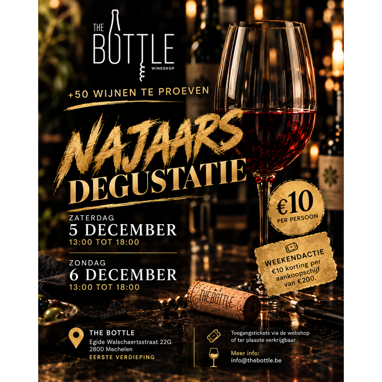 Tasting / Wijnproeverij Najaarsdegustatie - 5 & 6 december