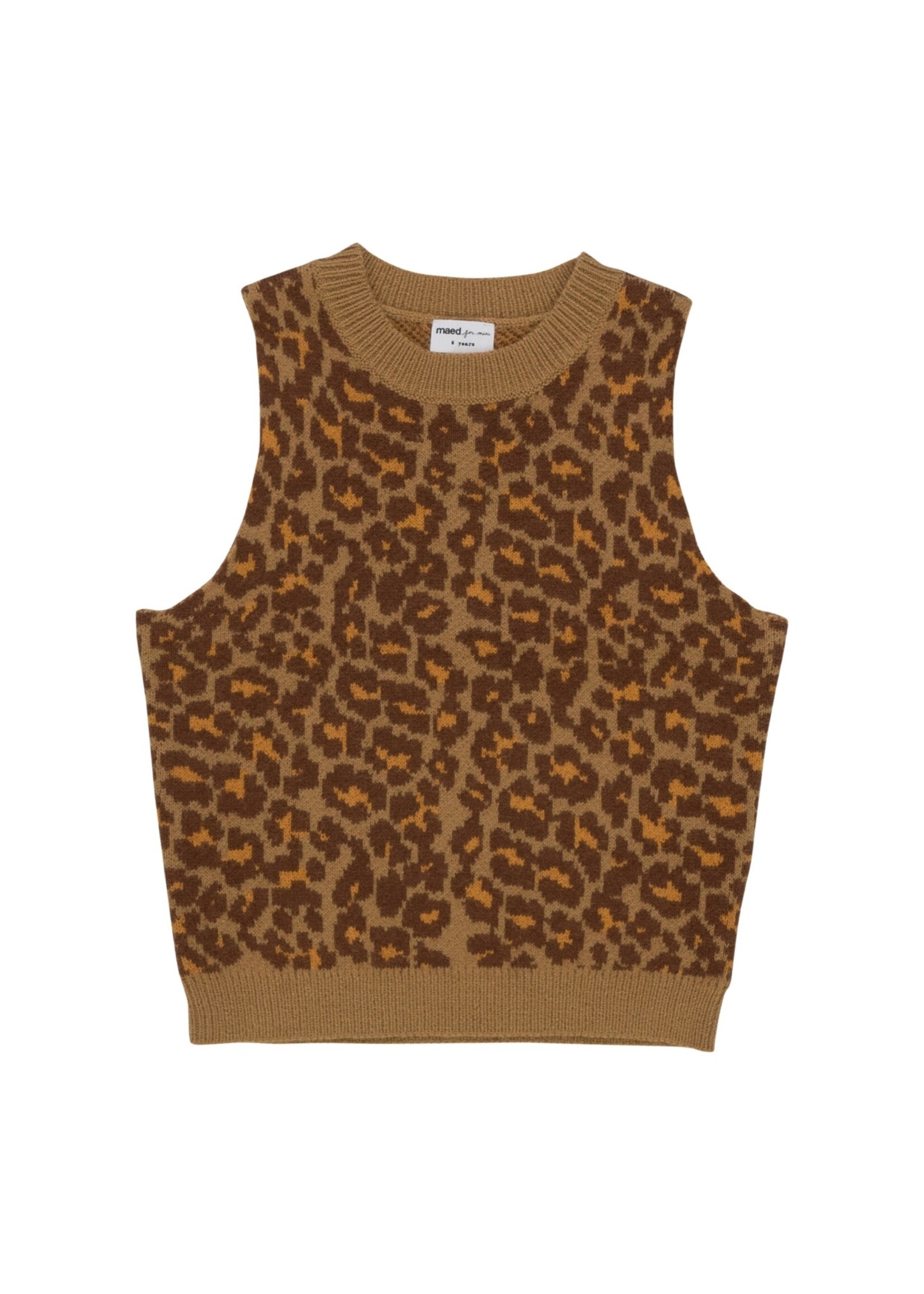 Maed for mini Spencer Lovely leopard knitted