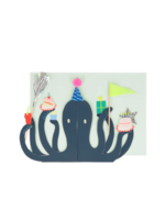 Meri Meri Ansichtkaart party octopus stand-up card