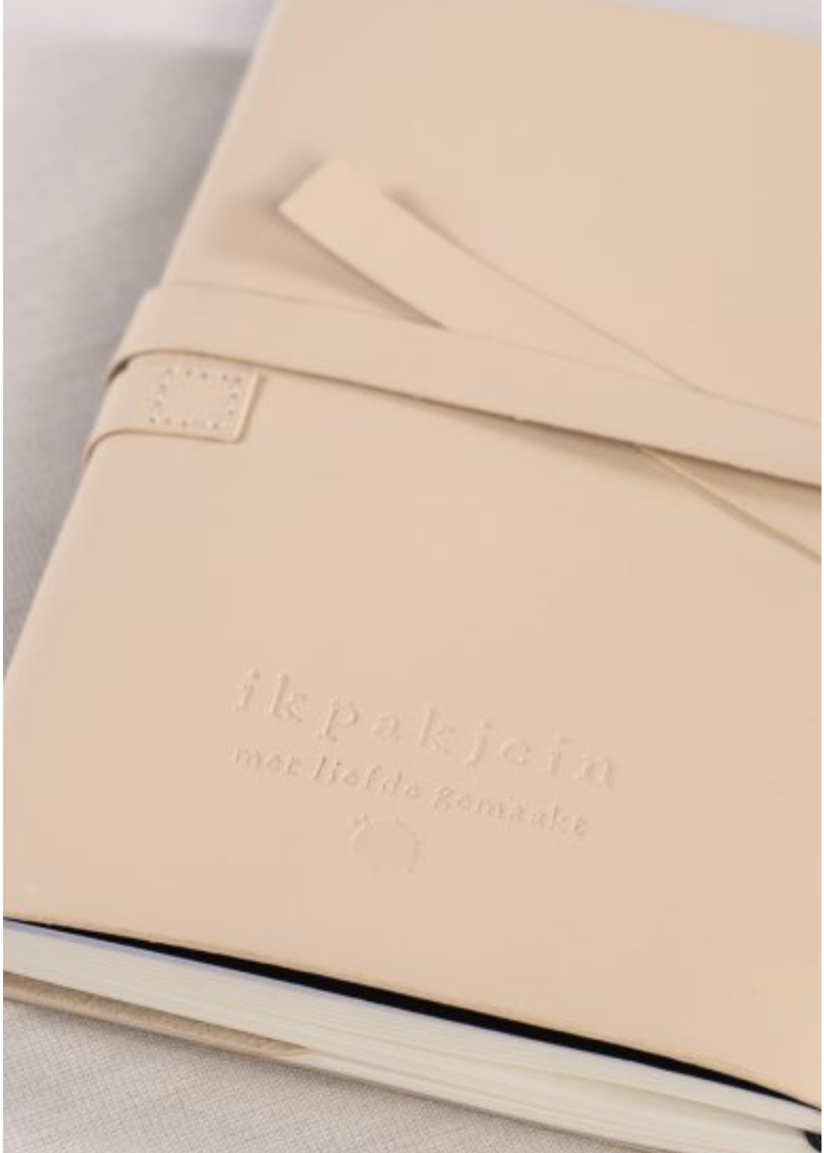 The Little Rich Notitieboek vegan leather ''dit ga ik niet vergeten''