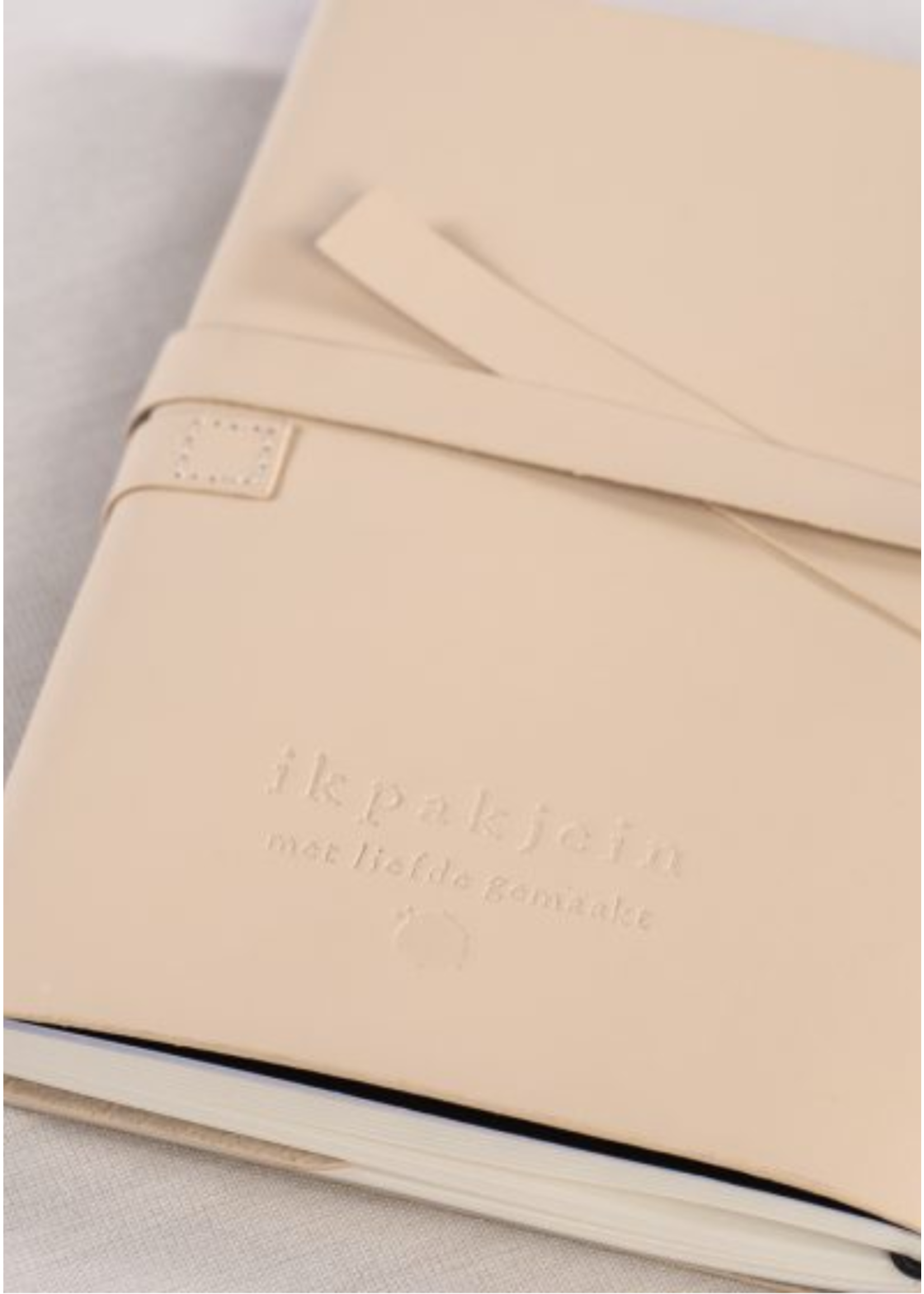 The Little Rich Notitieboek vegan leather ''mooie momenten''