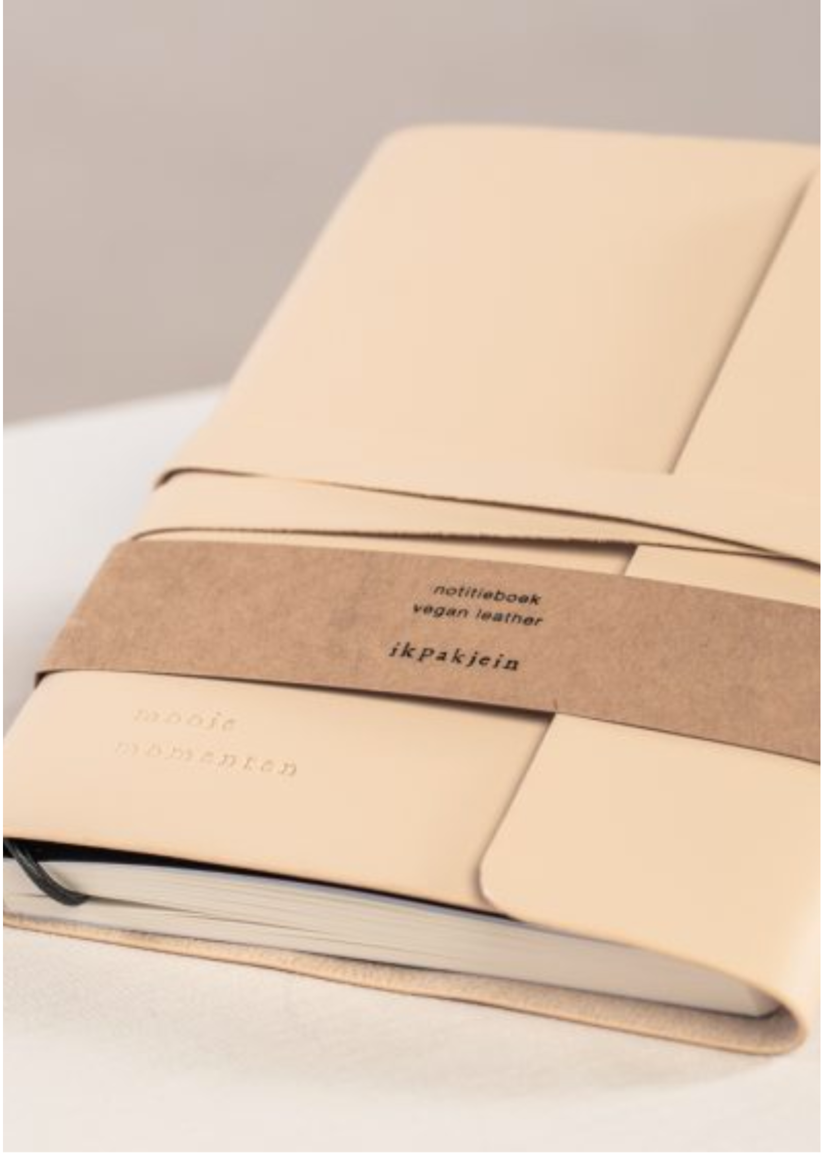 The Little Rich Notitieboek vegan leather ''mooie momenten''