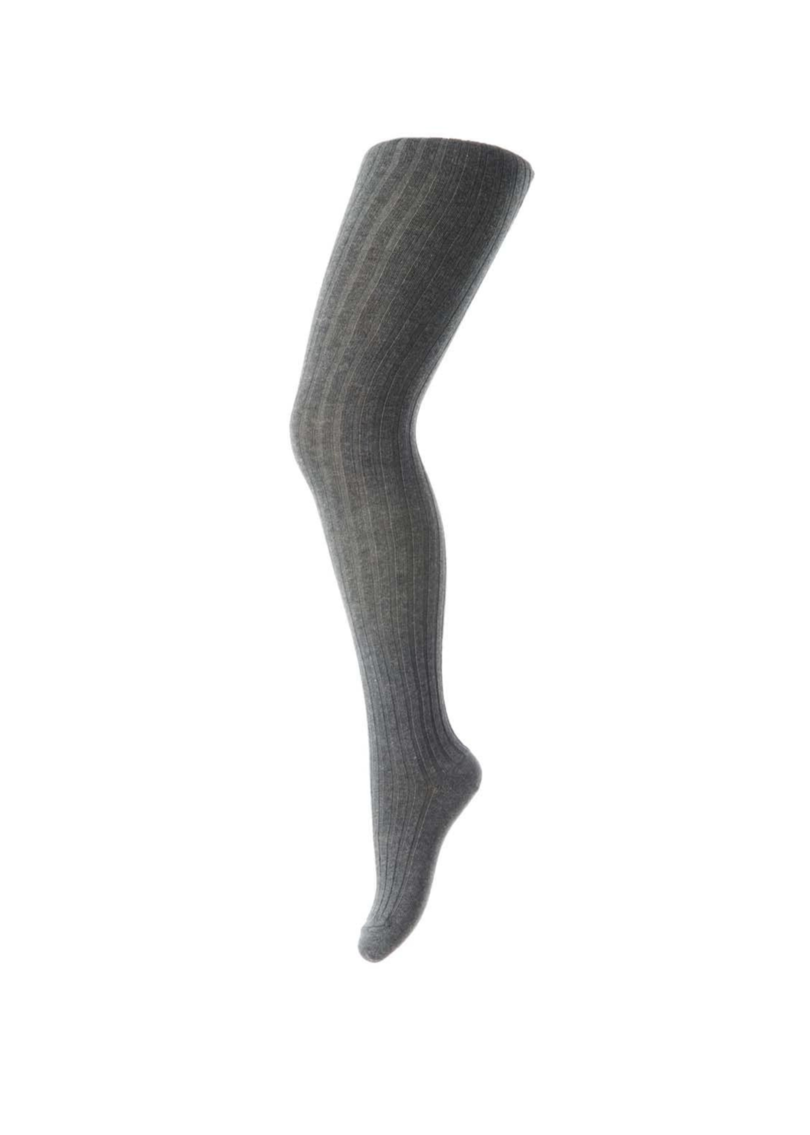 mp Denmark Maillot cotton rib tights dark grey melange