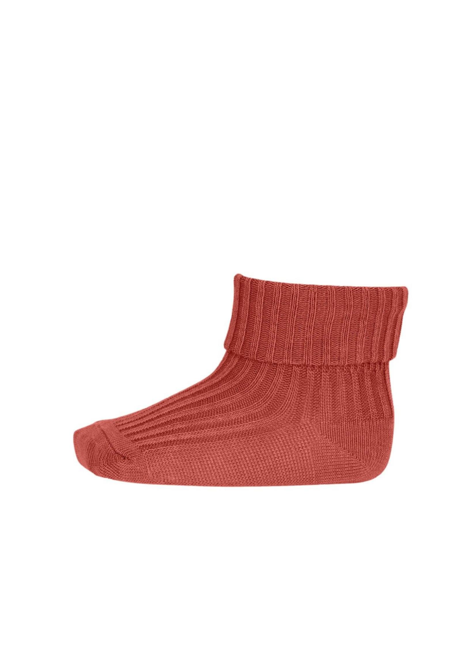 mp Denmark Sokken cotton rib baby socks canyon rose
