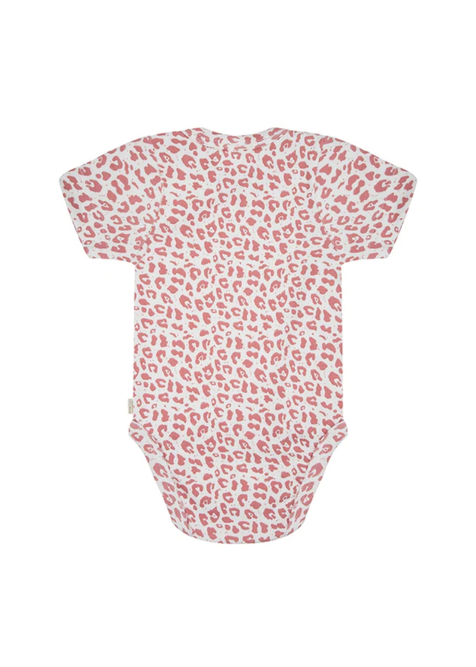 The little Indians Onesie shortsleeve leopard rose