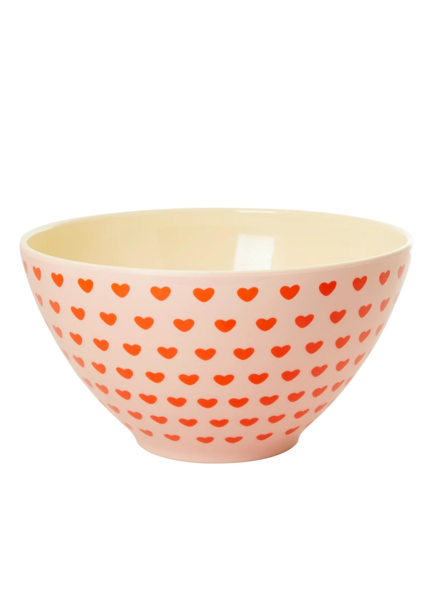 Rice Kom melamine slaschotel hearts