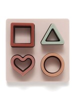 Petit Monkey Speelgoed shape puzzle heart 0 yrs+