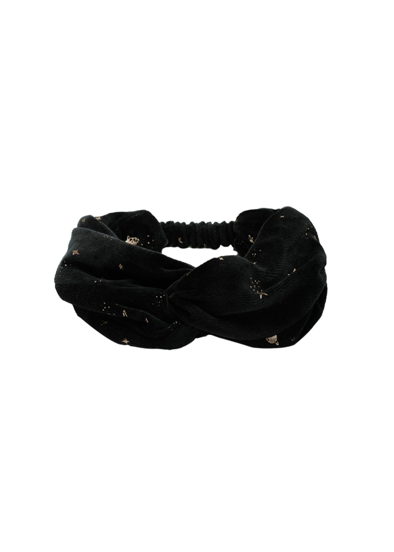 Ammehoela Haarband AM-Ivy-38 jet black stars one size