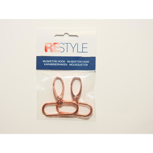 Muscetonhaak - 40 mm - Rose