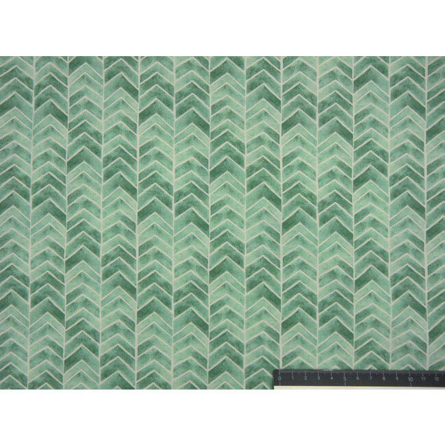 Emilie - Chevron - Mint