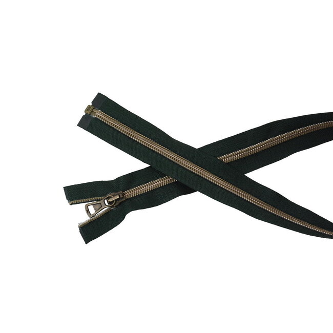 Deelbare Spiraalrits - Donkergroen / Brons