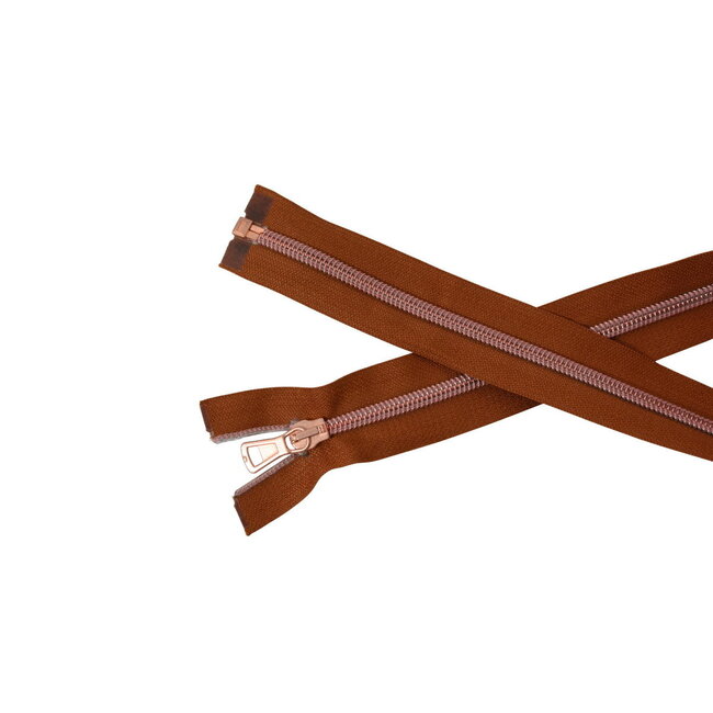 Deelbare Spiraalrits - Licht Cognac / Rose goud