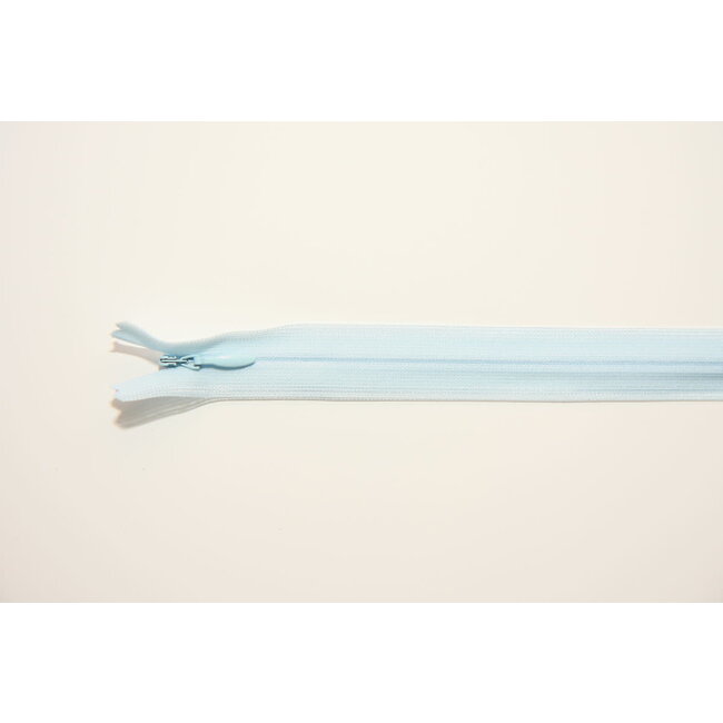 Blinde rits - Babyblauw