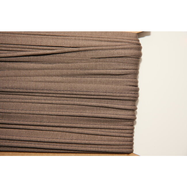 Elastische paspel - Donker Taupe